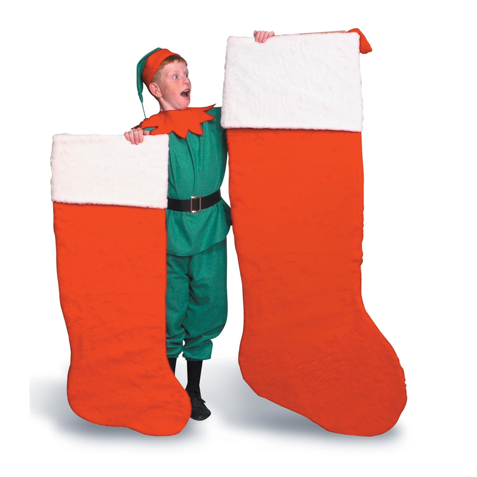 Plush Giant 60in Christmas Stocking Christmas Decoration