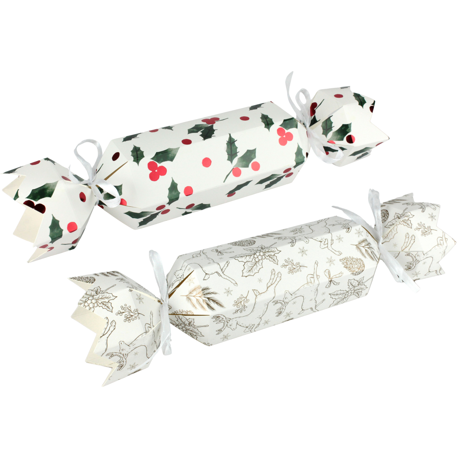 Festive Christmas Bon Bons Boxes (Pack of 4)