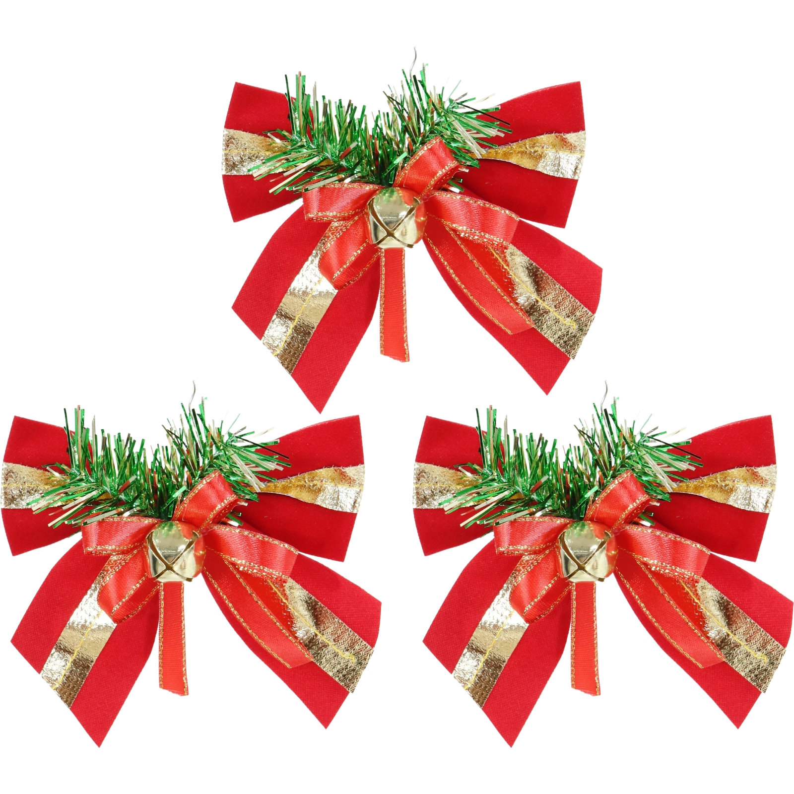Christmas Gift Wrapping Bows (Pack of 3)