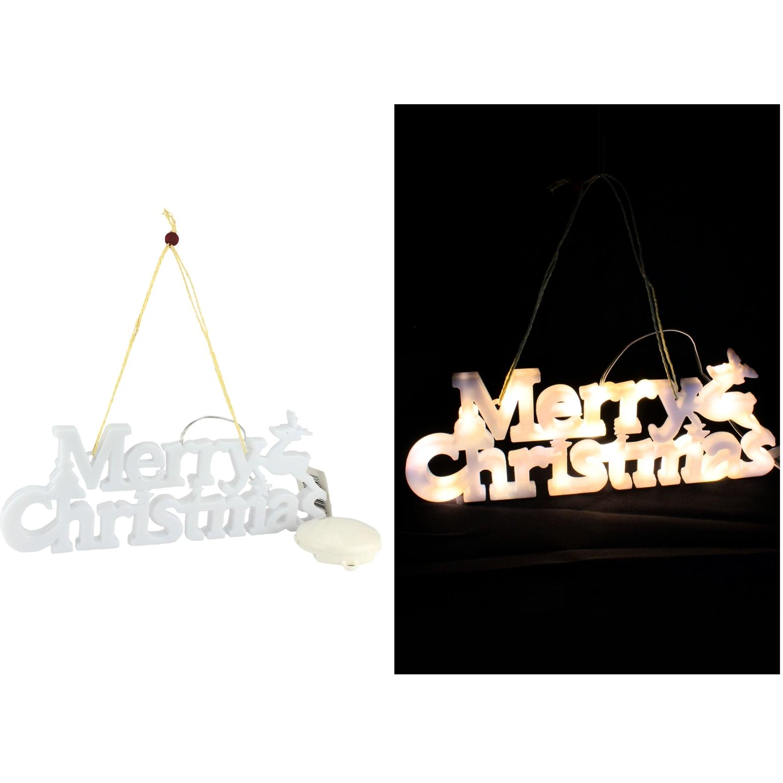 Merry Christmas LED Light Up Sign