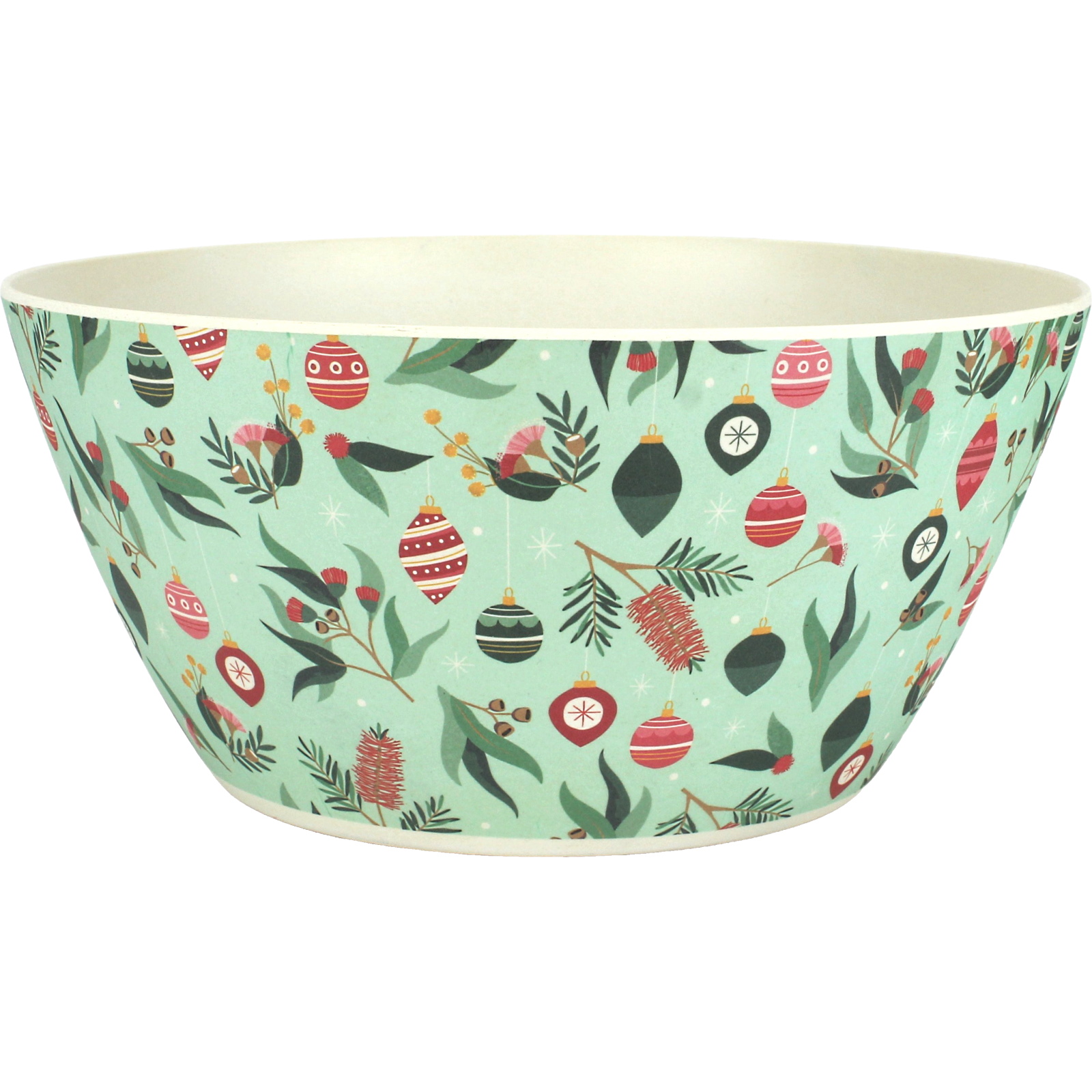 Frankie & Me Australiana Christmas Bamboo Fibre Serving Bowl 25.5cm