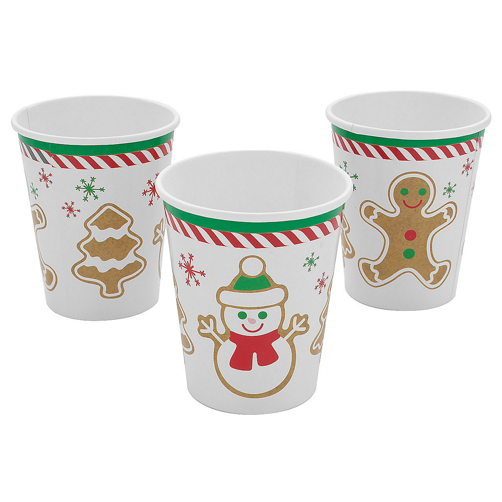Gingerbread Party Paper Cups (Pack of 8)