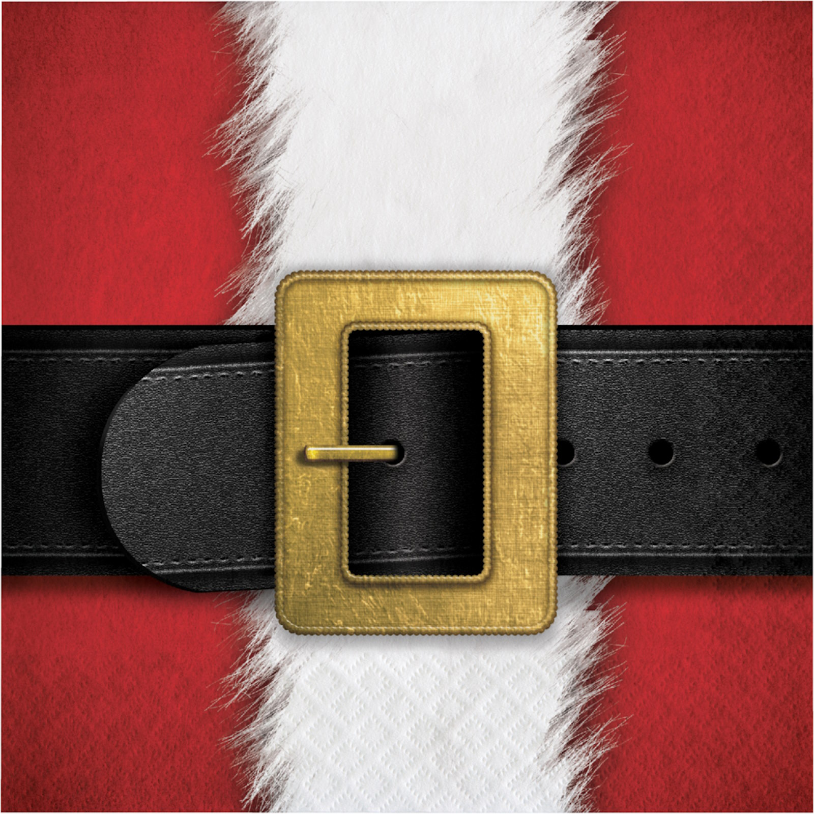 Santa's Suit Large Napkins / Serviettes (Pack of 16)