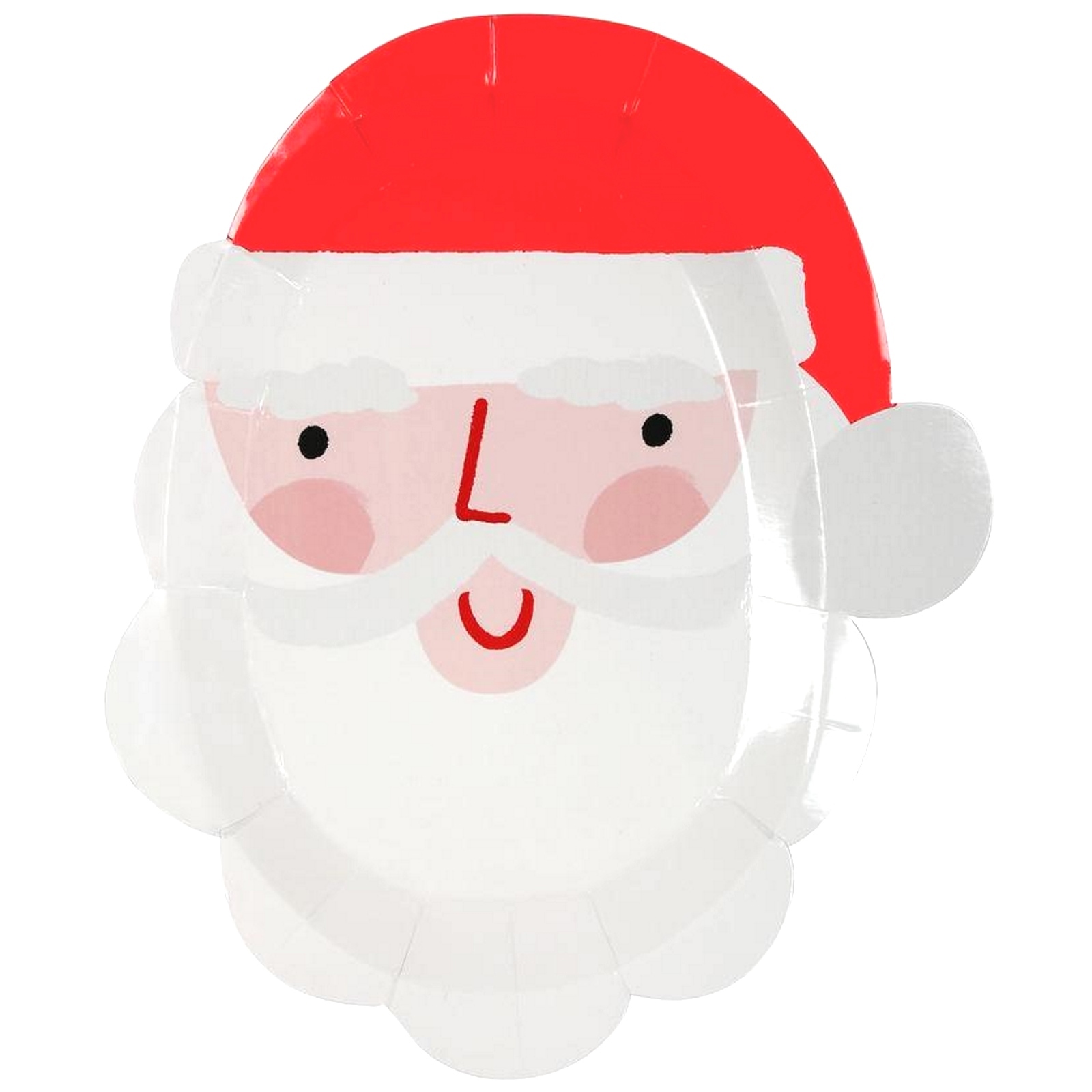 Meri Meri Santa Paper Plates (Pack of 12)