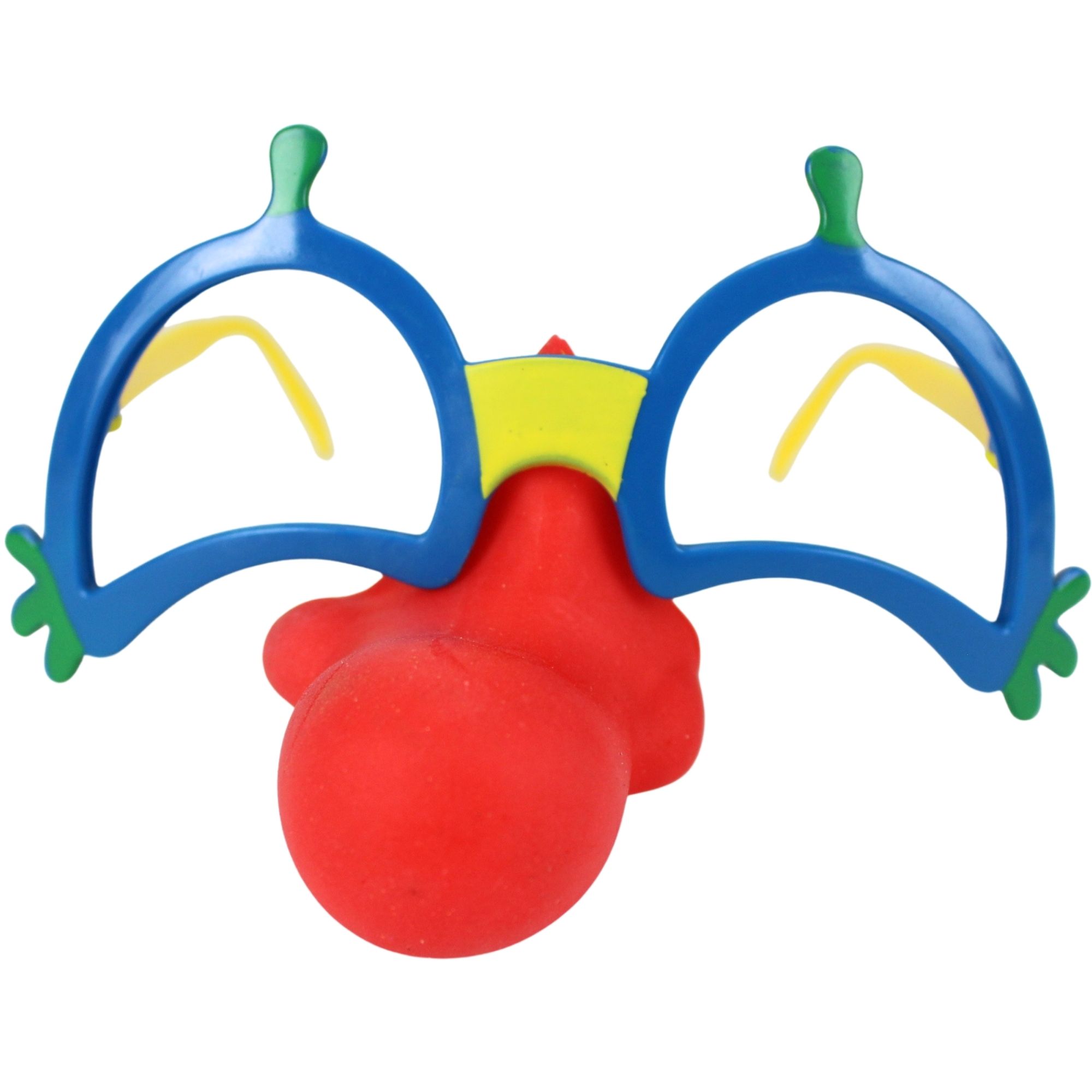 Circus Clown Glasses With Red Nose
