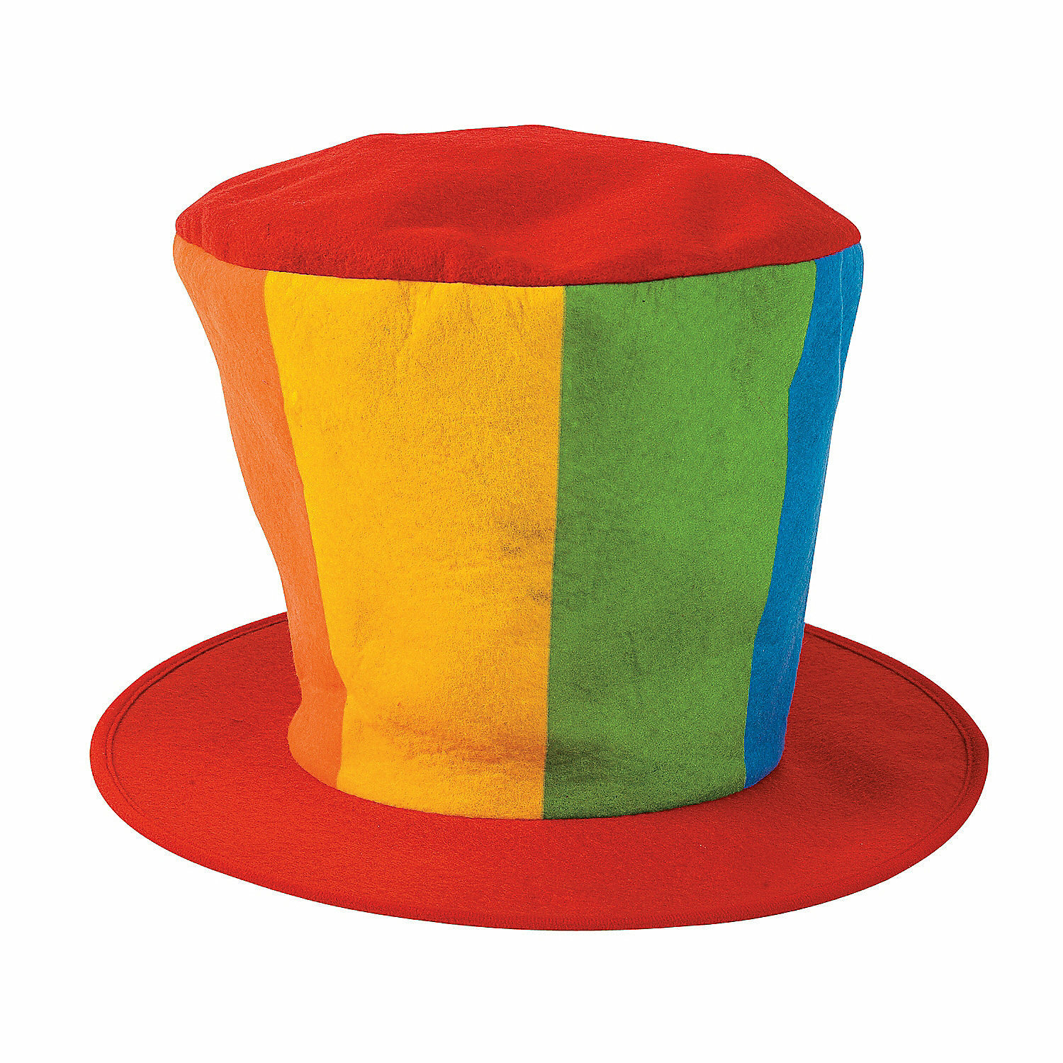 Clown Multi-Coloured Top Hat