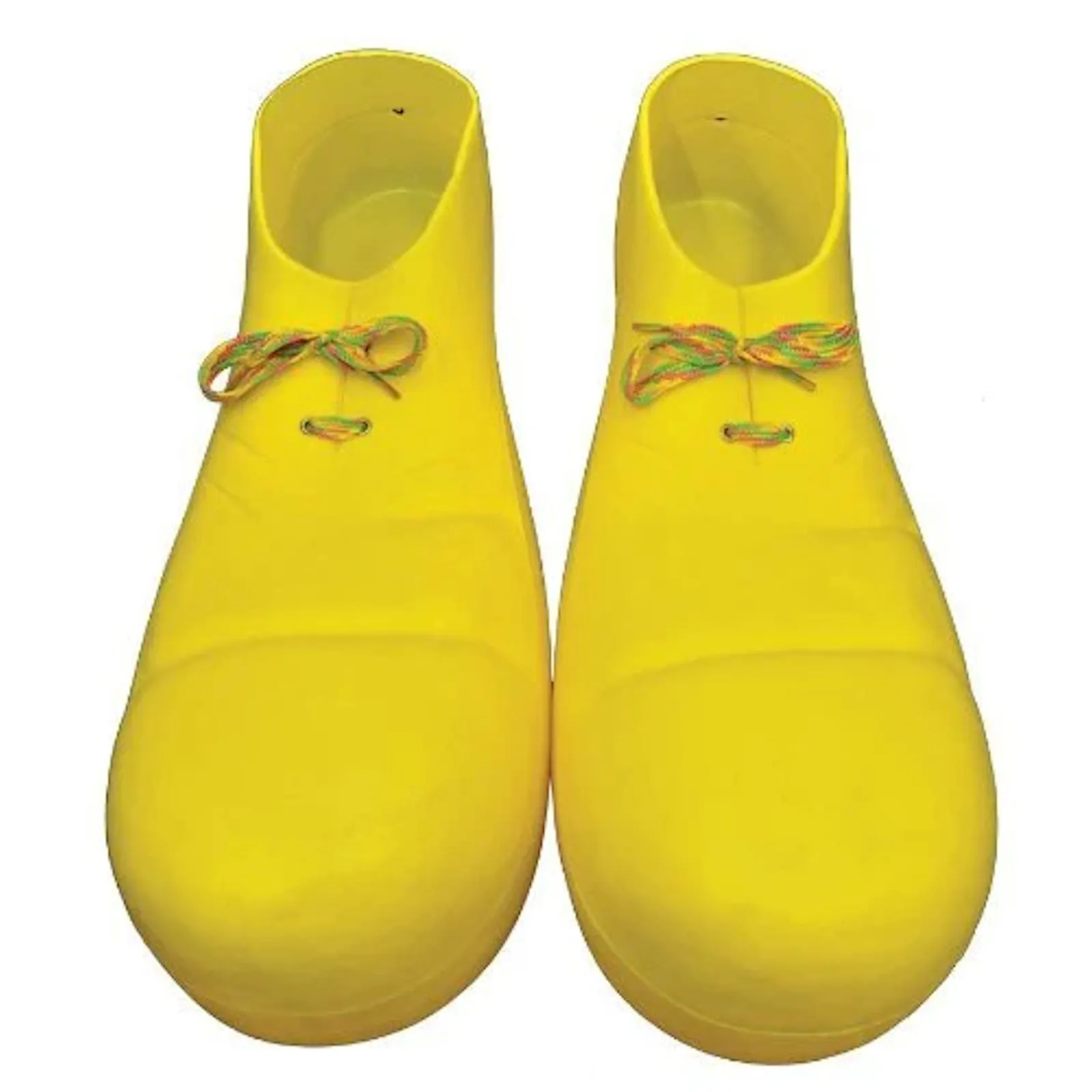 Yellow Plastic Clown Adult Shoes