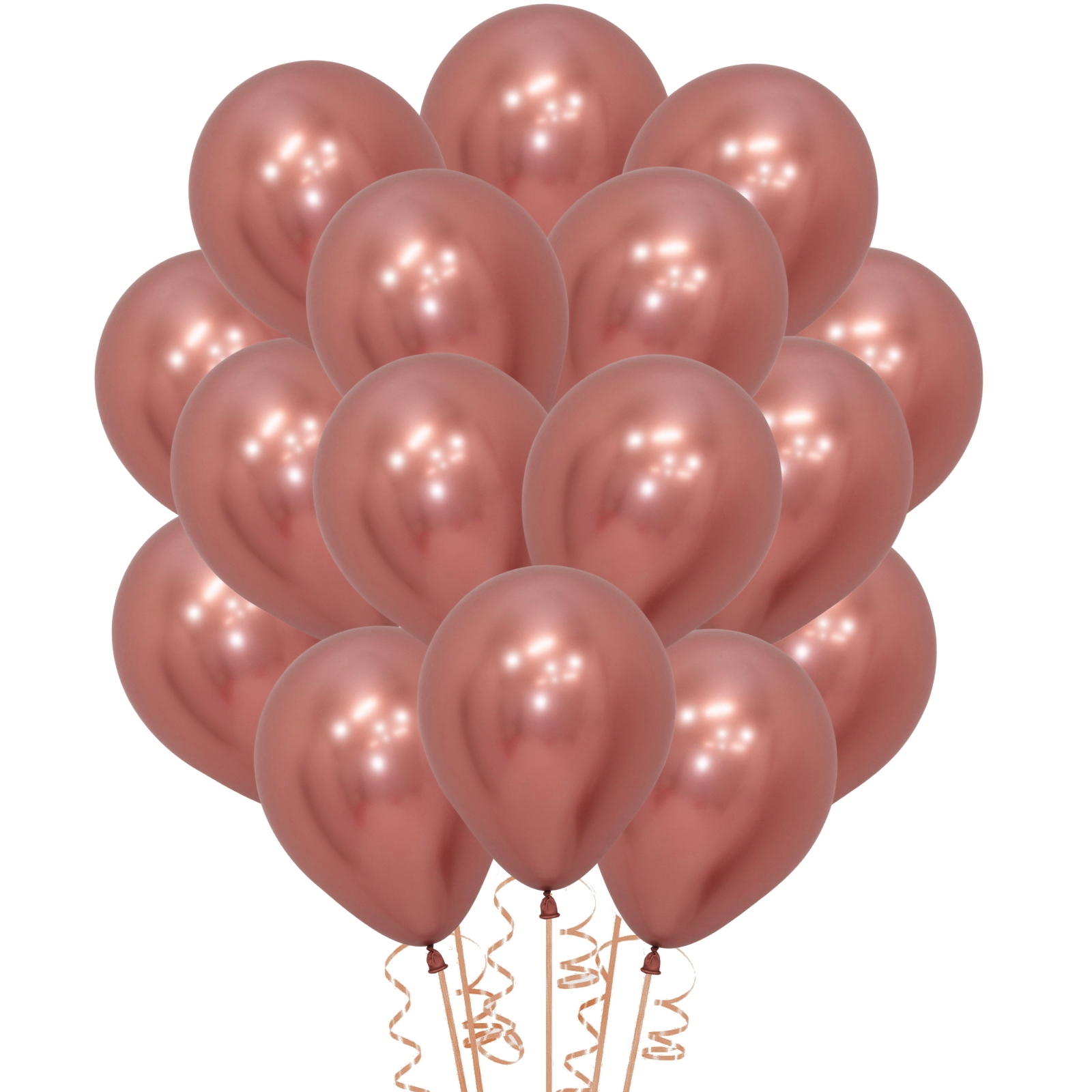 Sempertex Reflex Rose Gold Latex Small 12cm Balloons (Pack of 20)