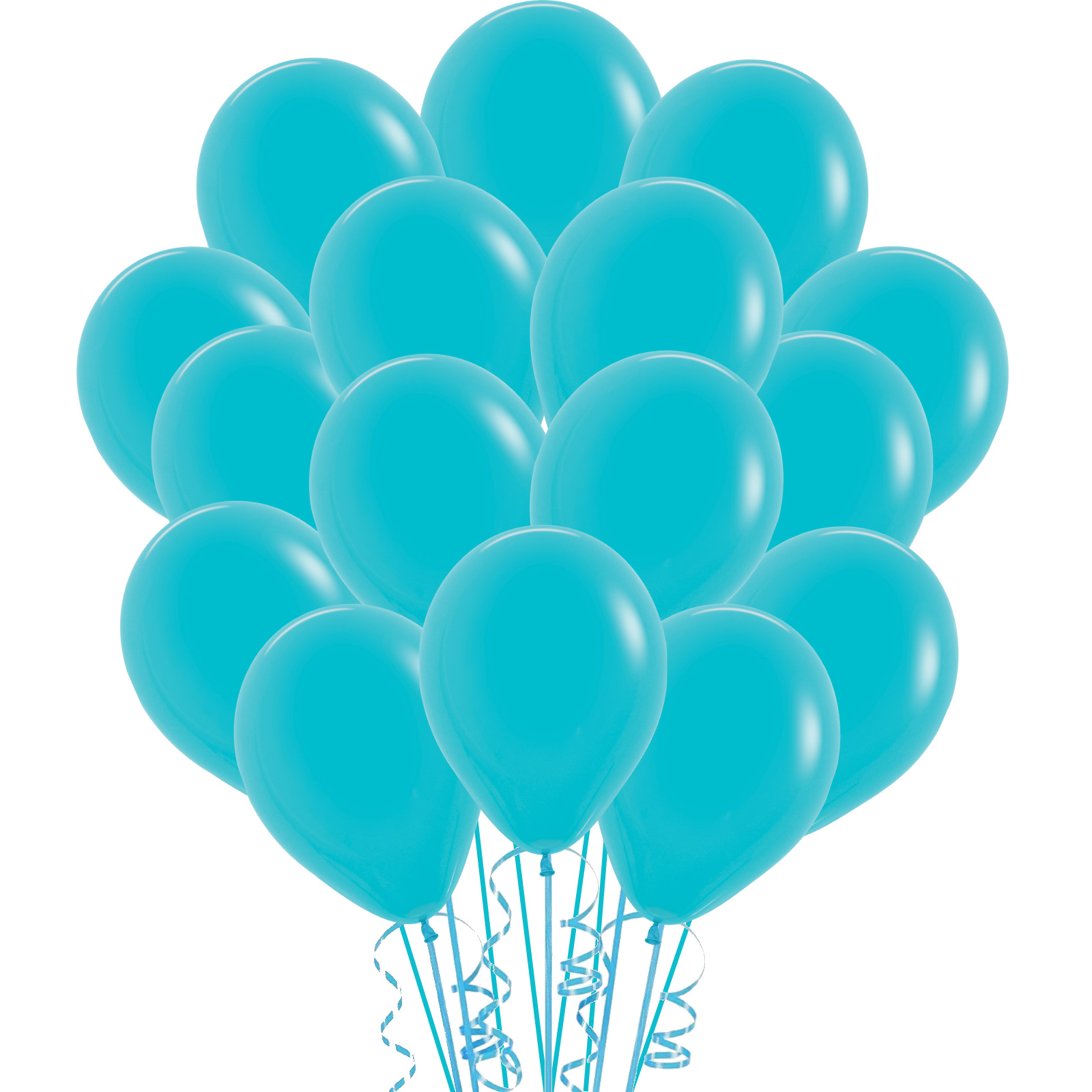 Sempertex Fashion Caribbean Blue Latex Small 12cm Balloons (Pack of 20)