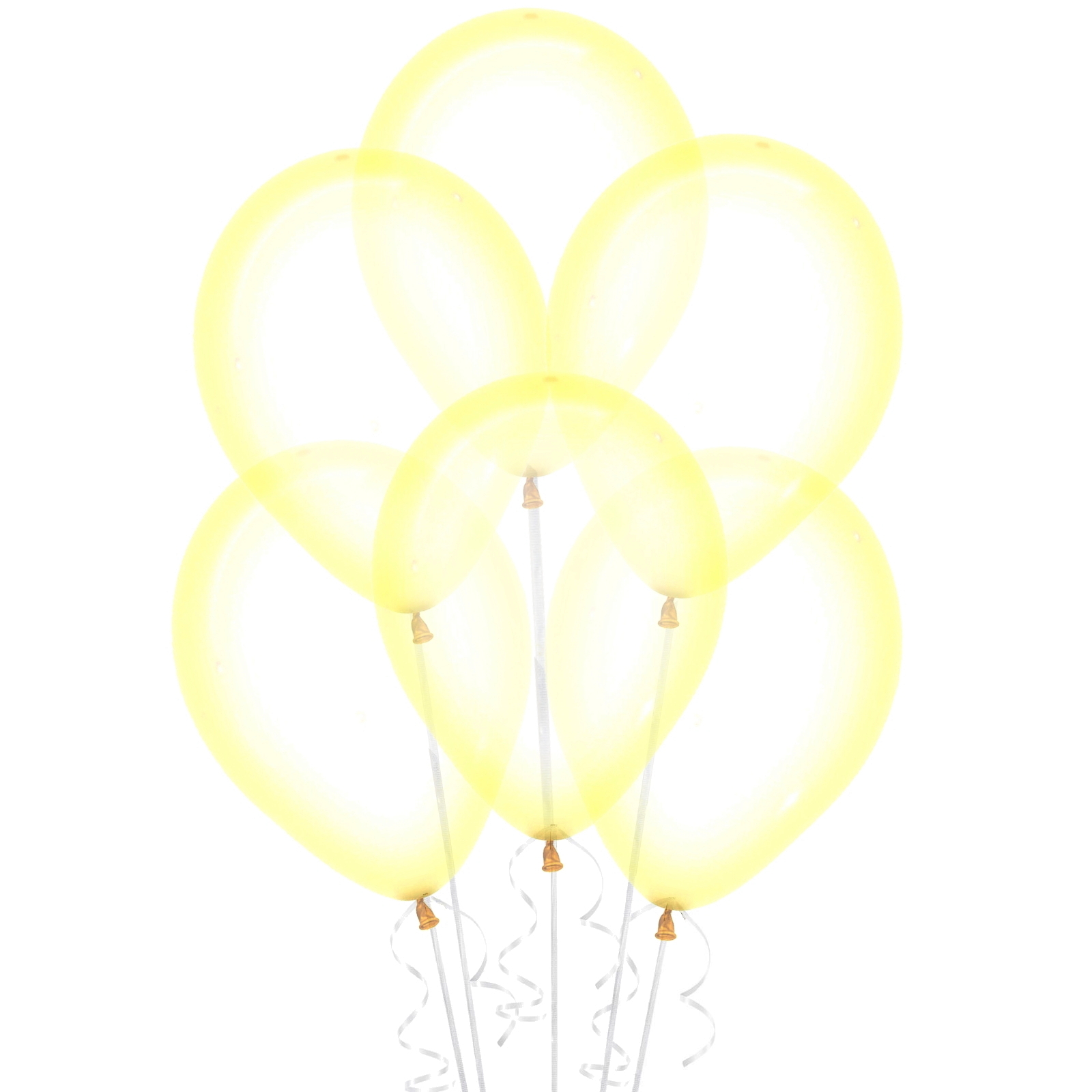 Crystal Pastel Yellow Balloons 30cm (Pack of 100)