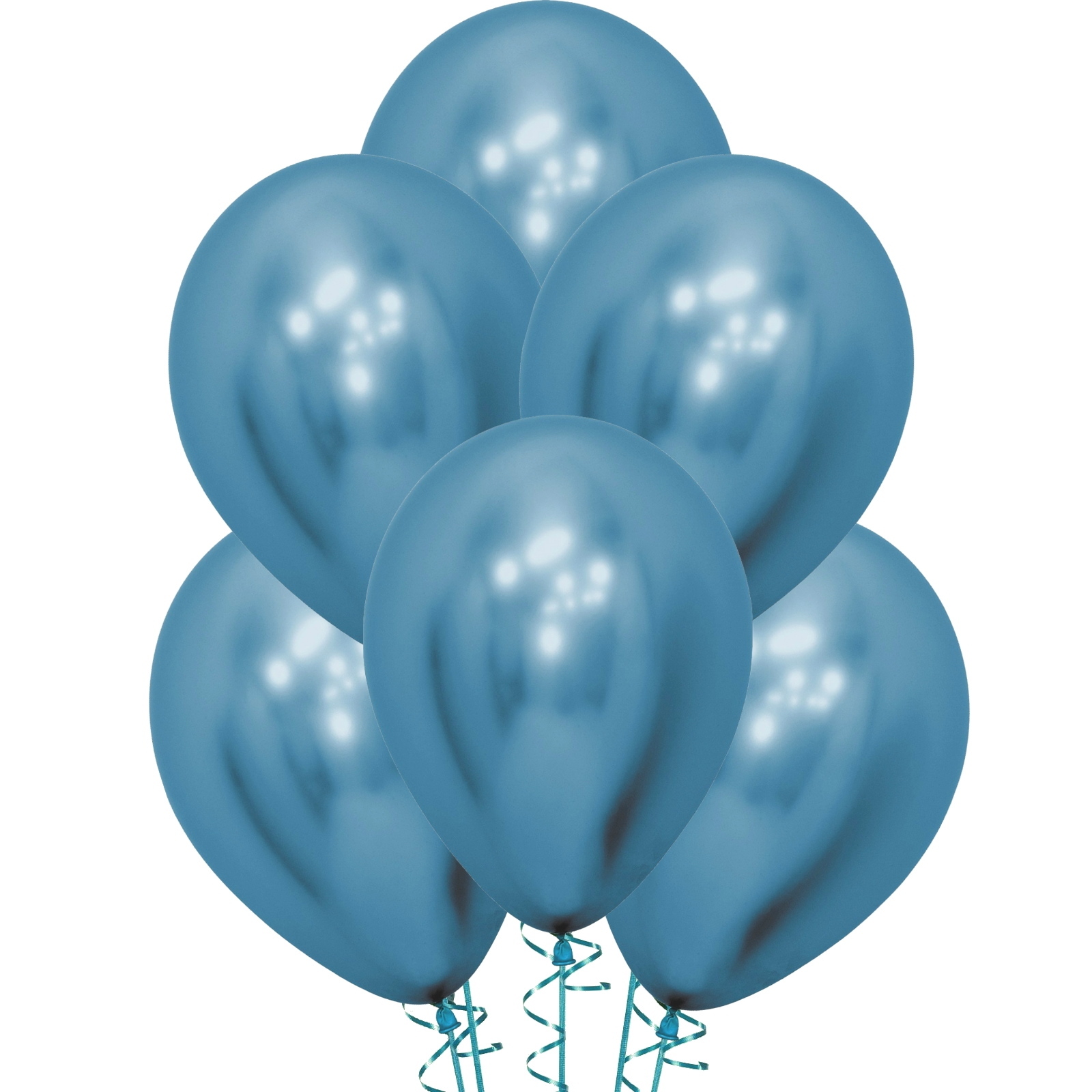 Sempertex Reflex Blue Latex Balloons 30cm (Pack of 12)