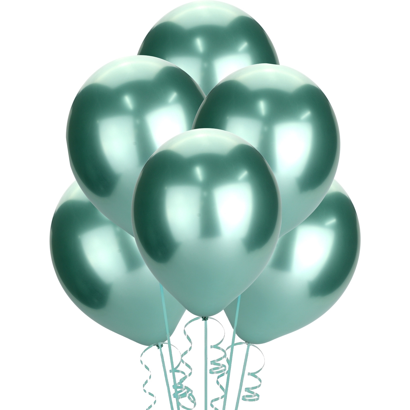 Chrome Teal Balloons 30cm (Pack of 50)