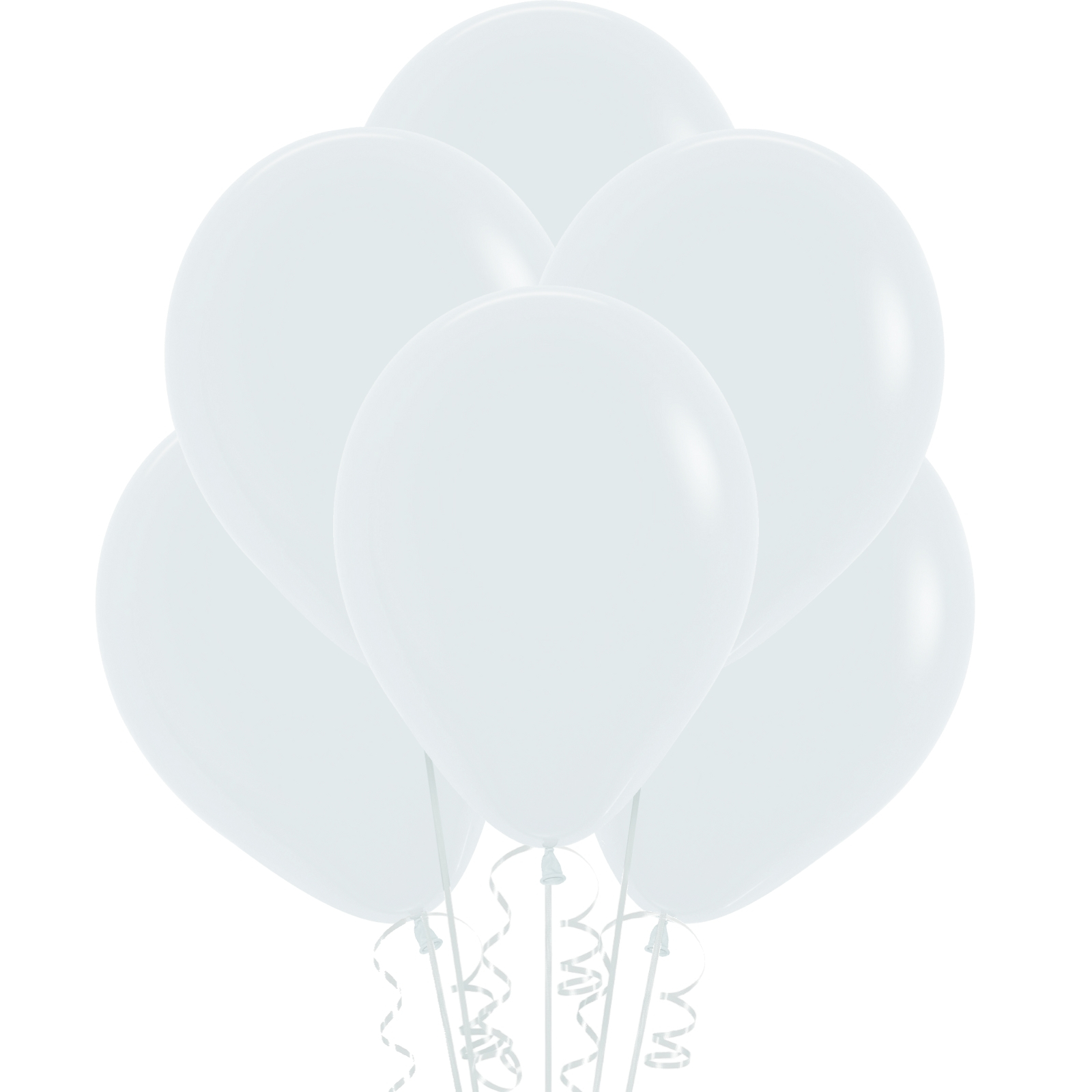 Sempertex Fashion White Latex 30cm Balloons (Pack of 25)