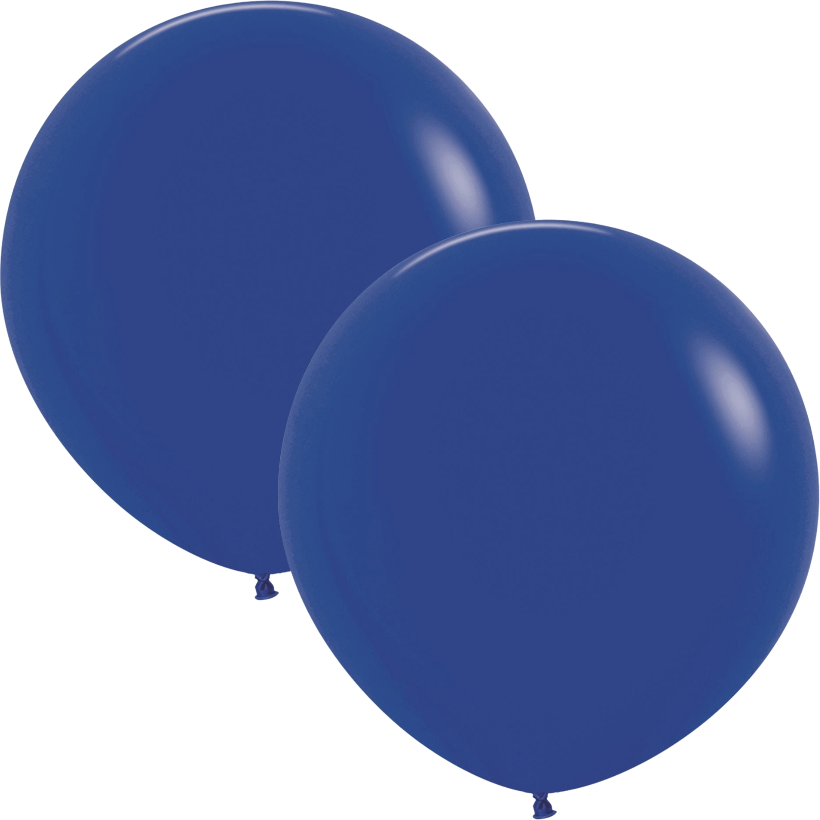 Five Star Jumbo 60cm Matte Royal Blue Balloon Round (Pack of 2)