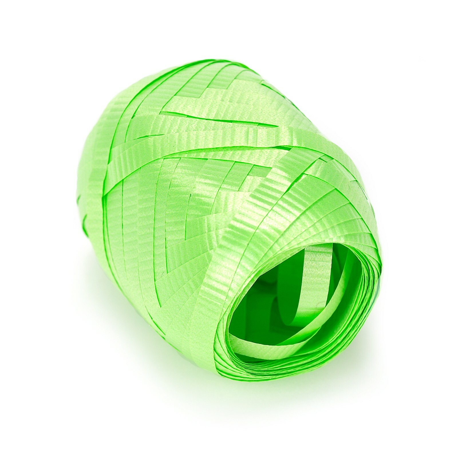 Curling Ribbon Lime Green 22m