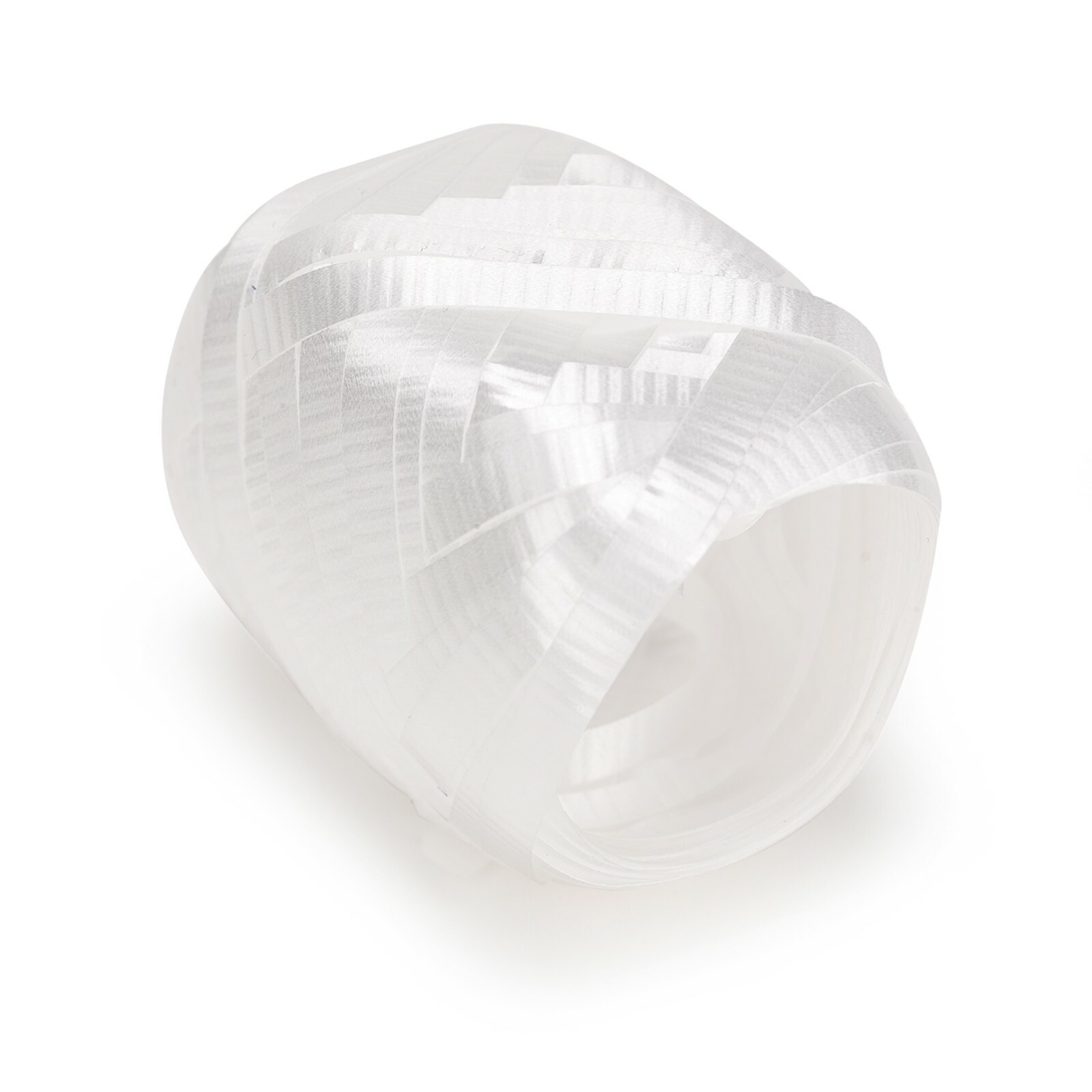 Curling Ribbon White 22m