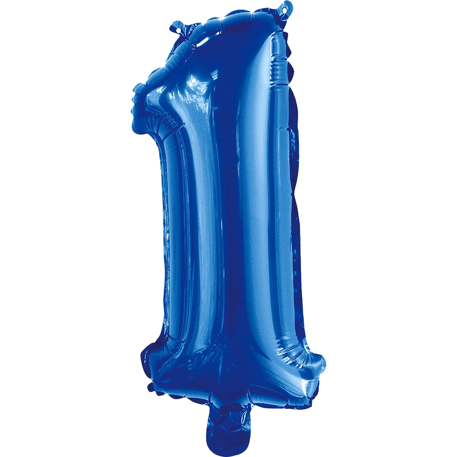 Number 1 Blue Foil Air Fill Balloon 35.5cm