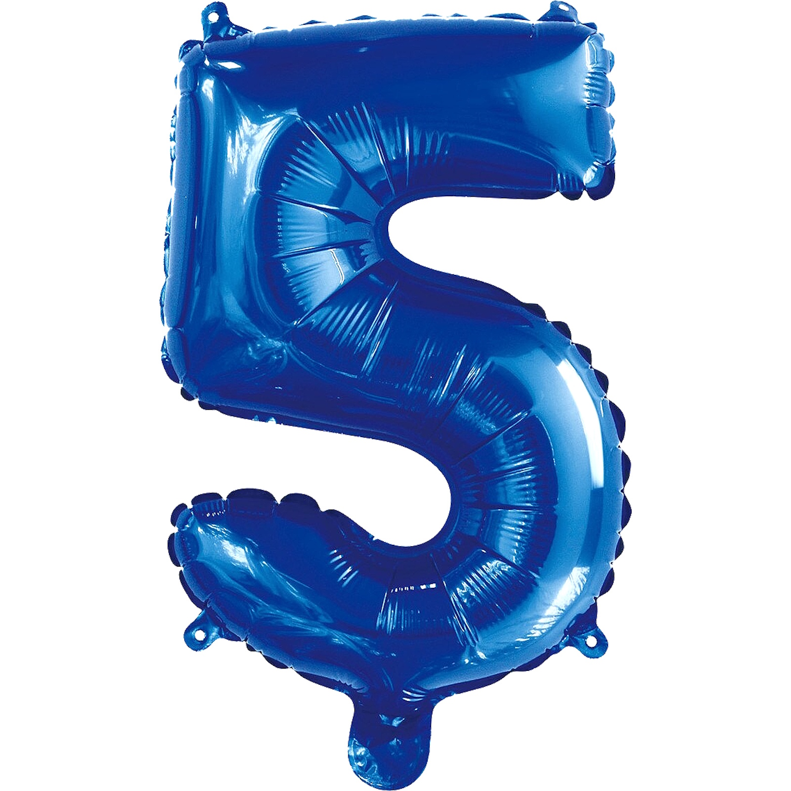 Number 5 Blue Foil Air Fill Balloon 35.5cm