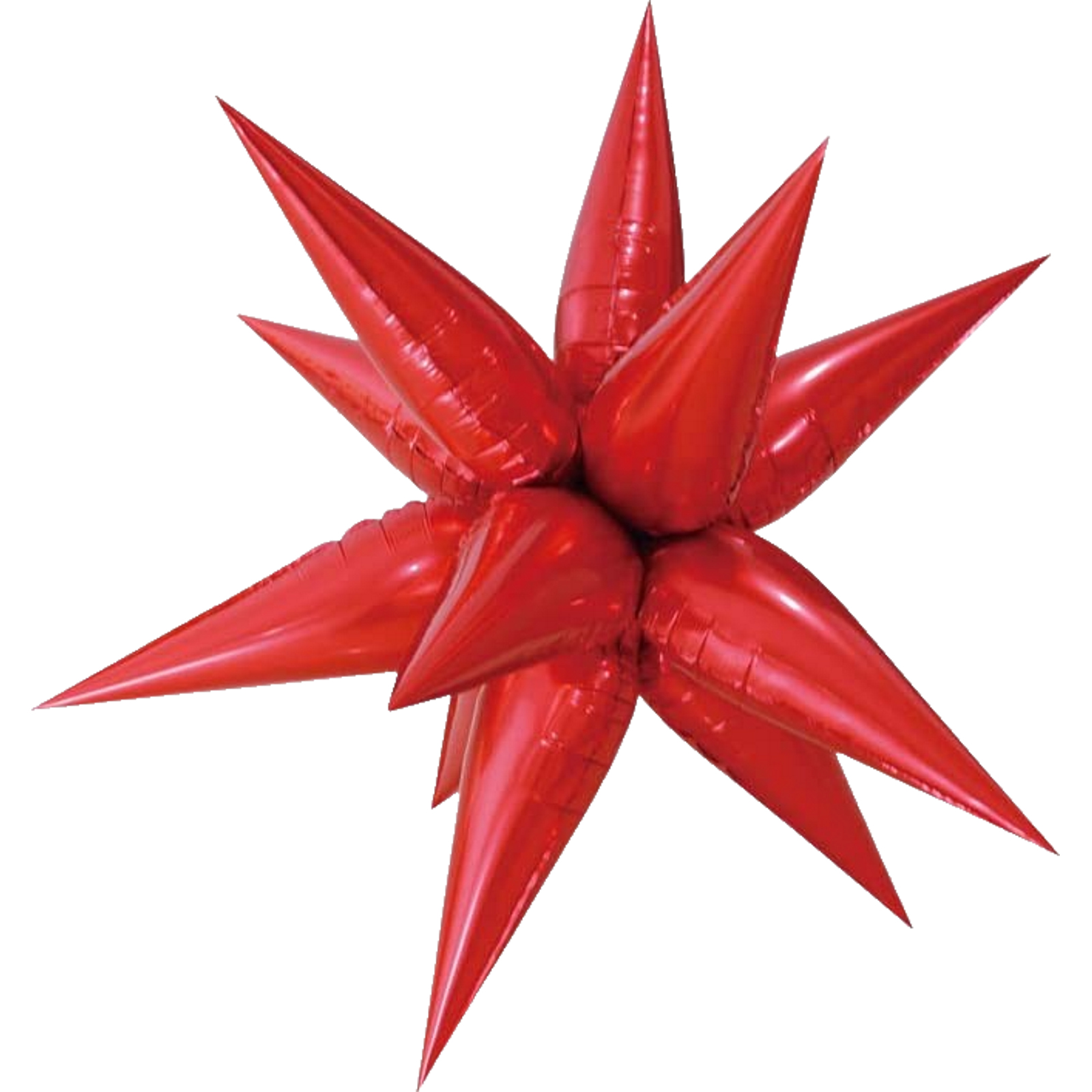 Red Starburst Foil Balloon 70cm