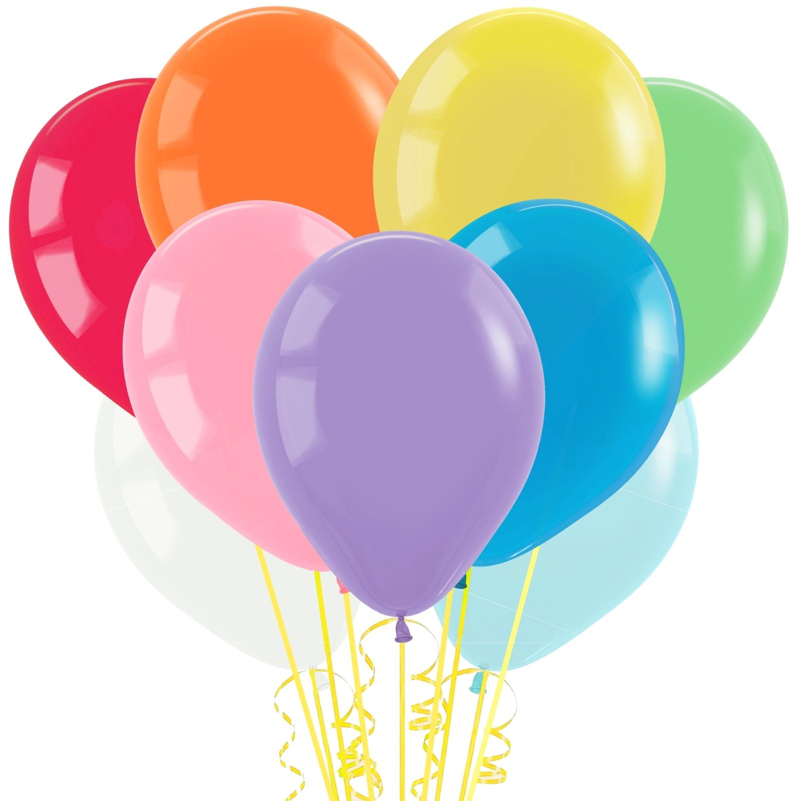 Assorted Coloured Balloons 23cm (Pack of 20)