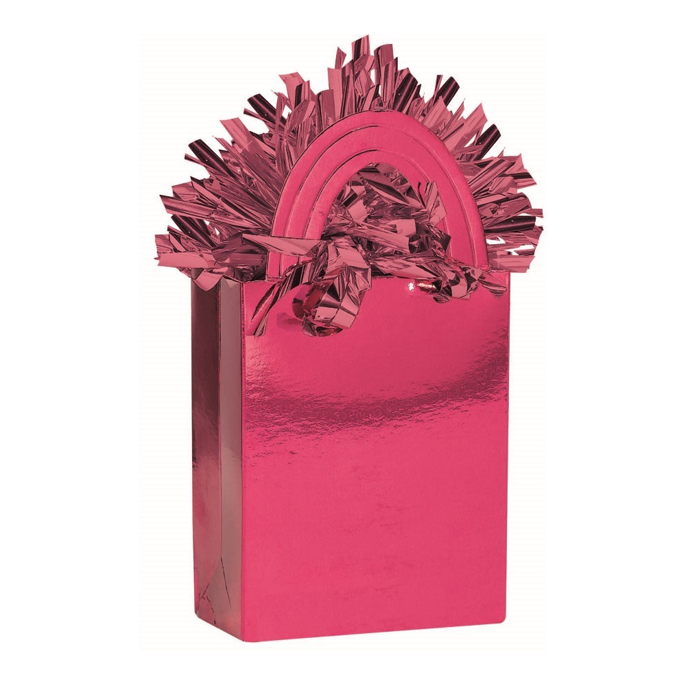 Hot Pink Gift Bag Balloon Weight