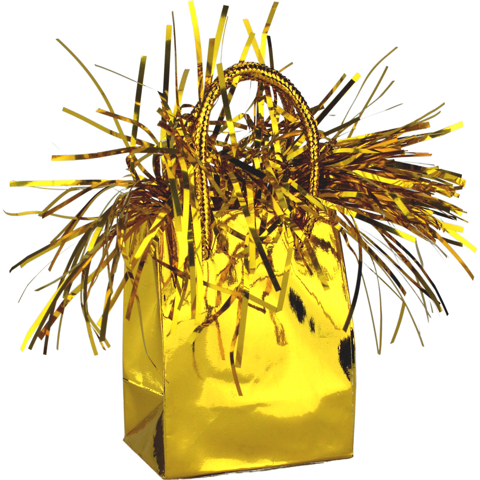 Gold Gift Bag Balloon Weight 