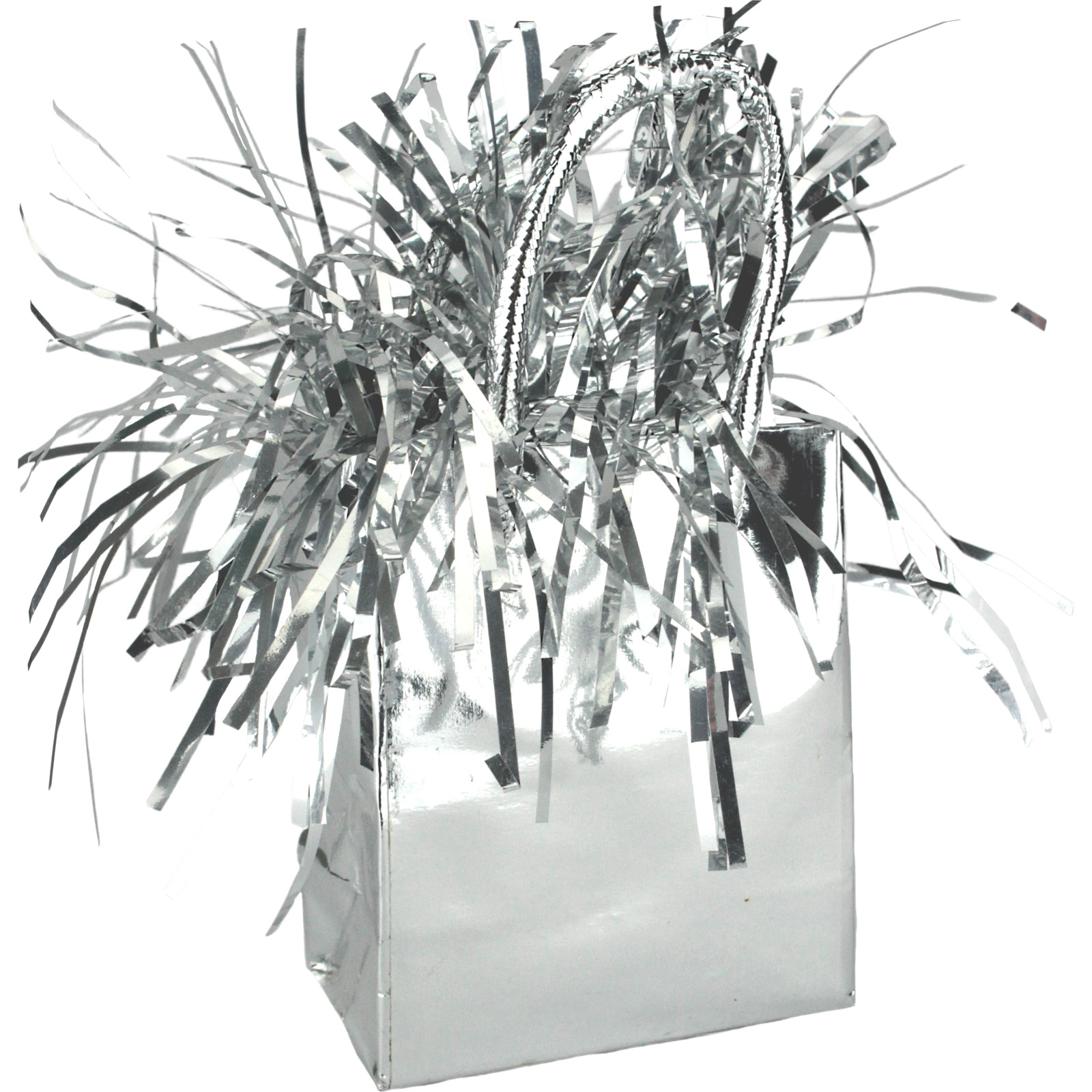 Silver Gift Bag Balloon Weight
