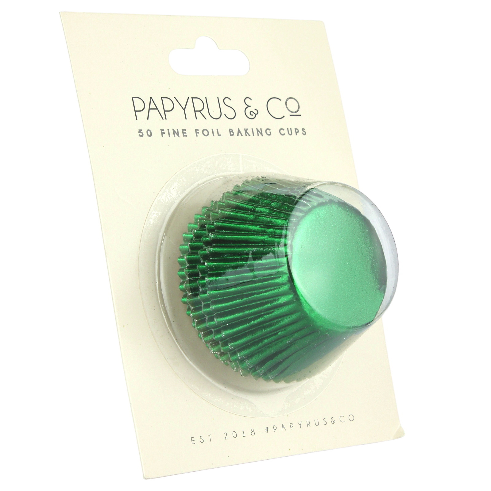 Papyrus & Co Green Foil Baking Cups 50mm (Pack of 50)