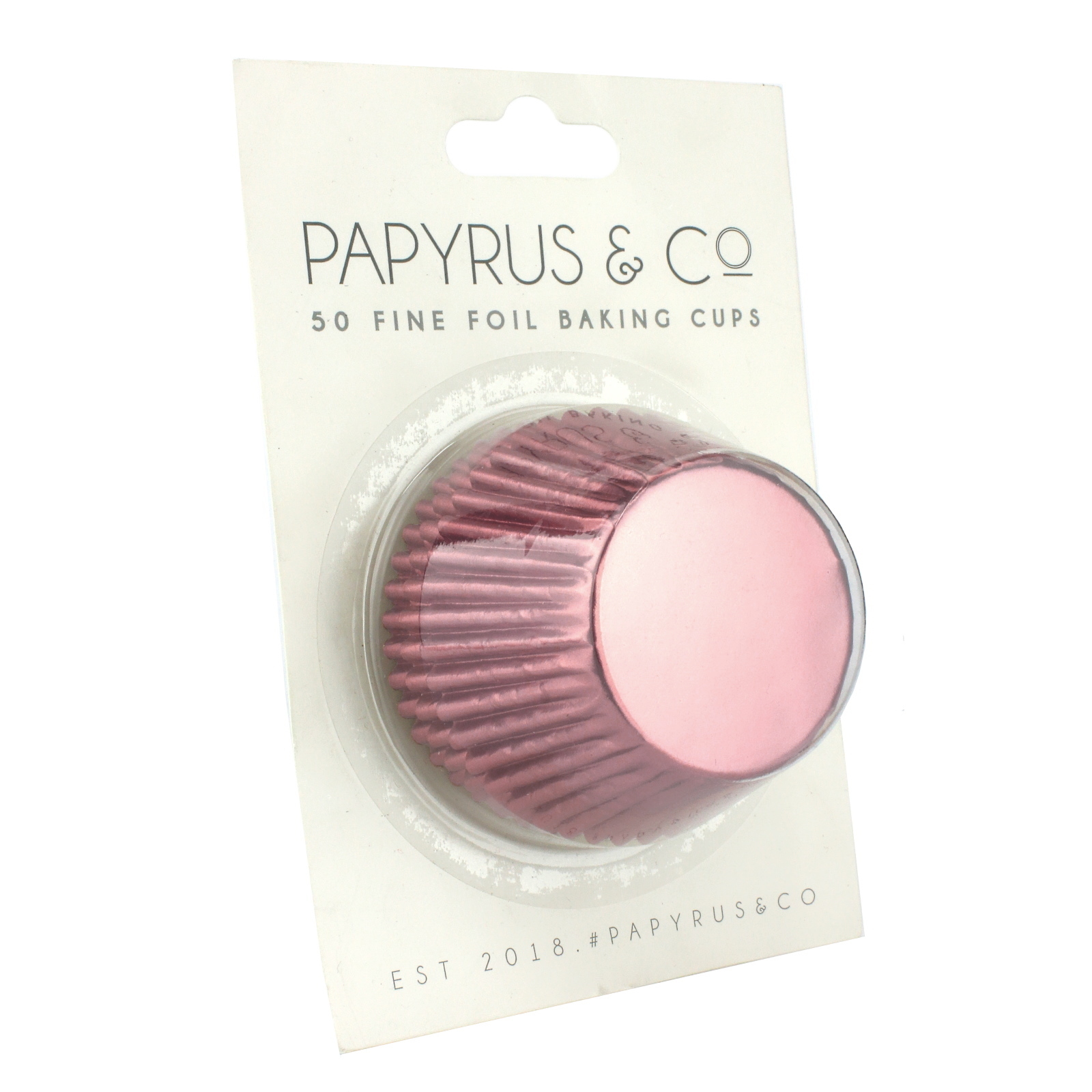 Papyrus & Co Light Pink Foil Baking Cups 50mm (Pack of 50)