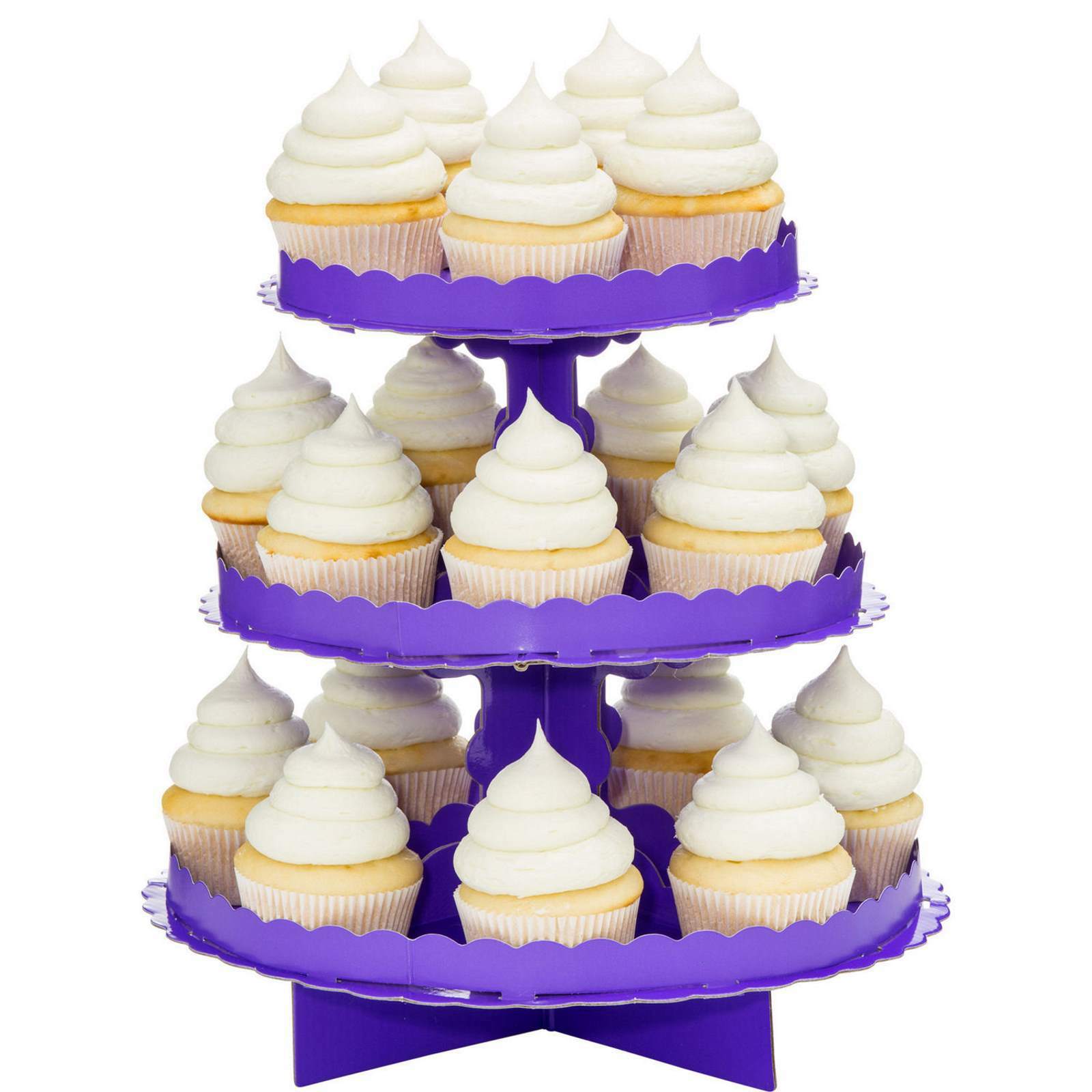 Purple Cupcake Stand