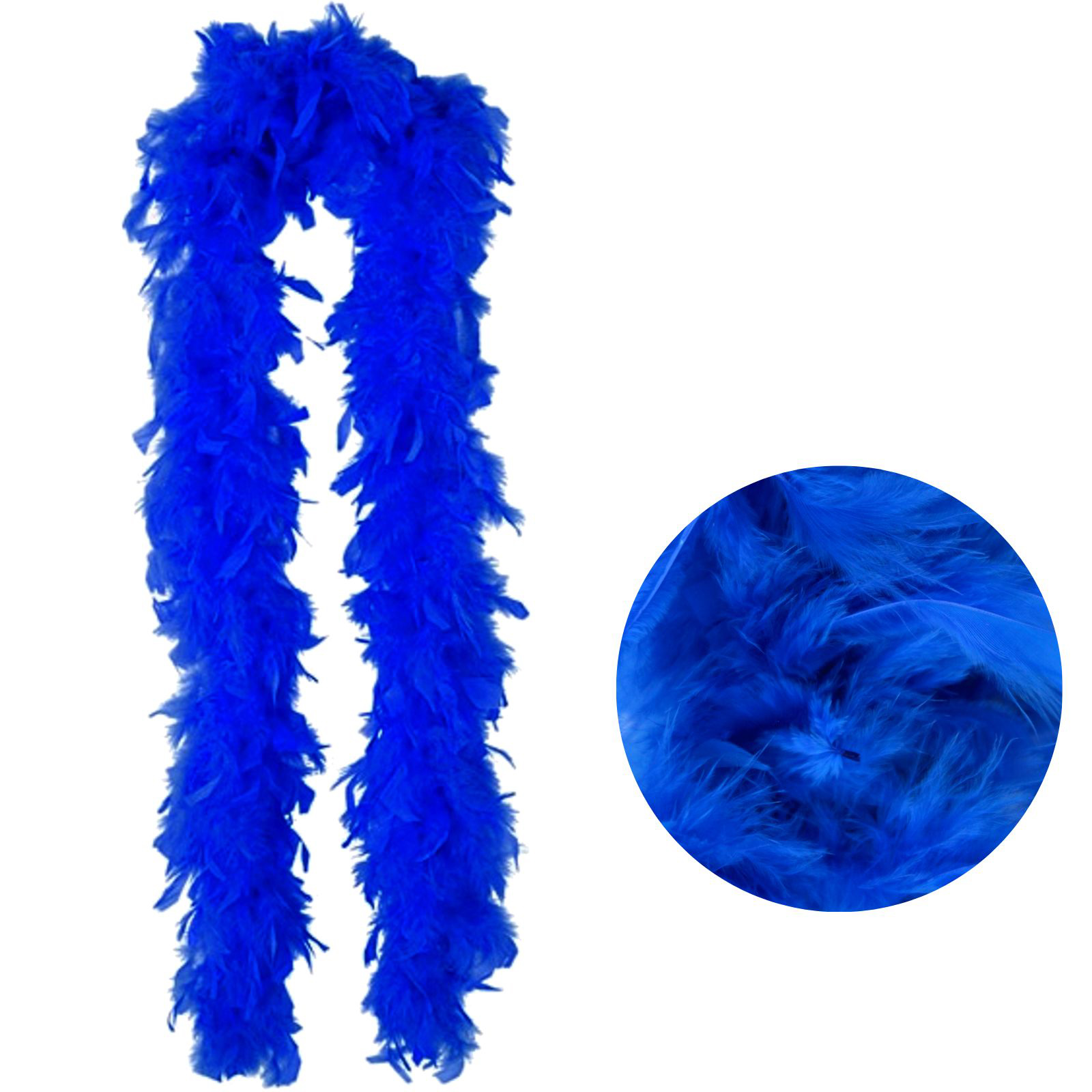 Blue Feather Boa