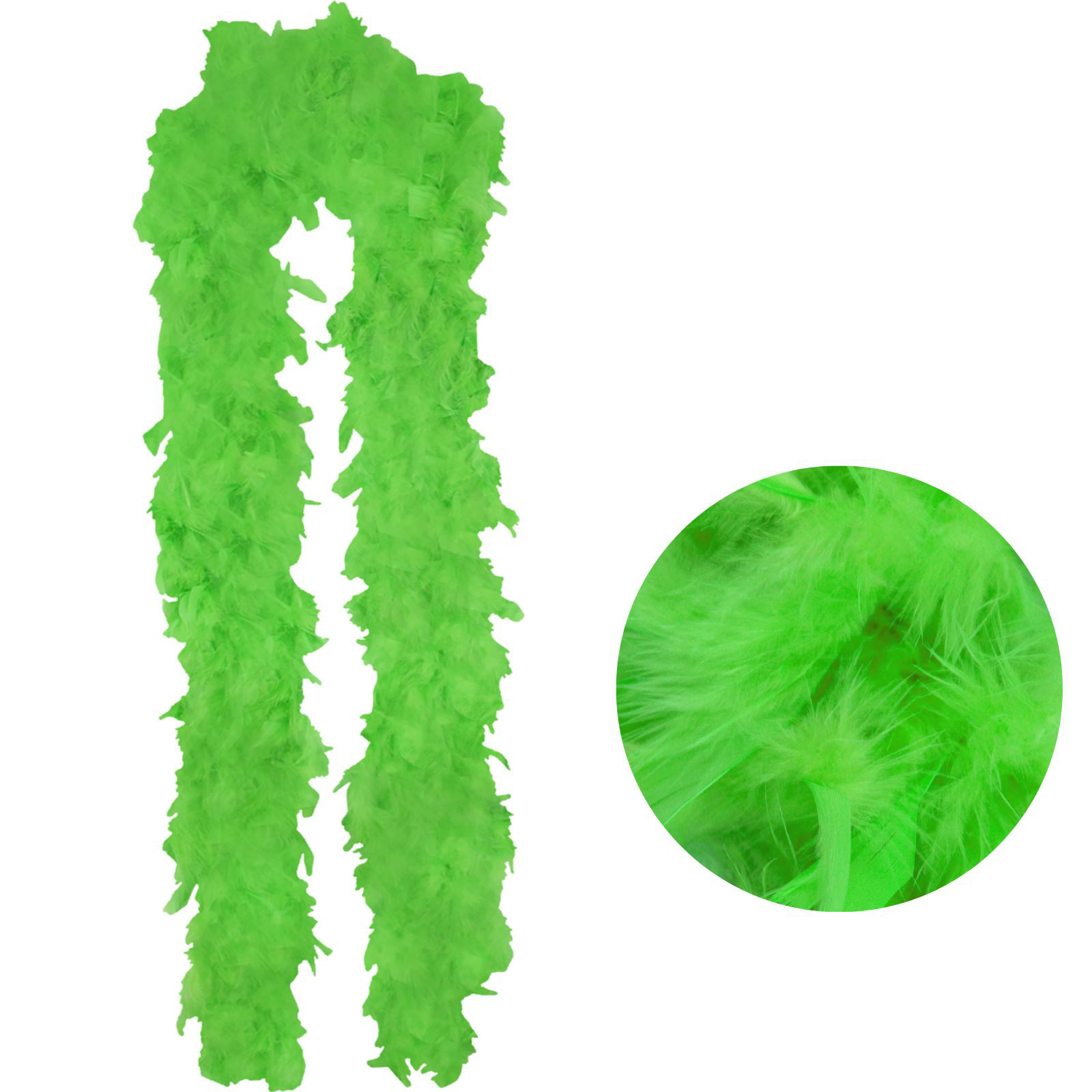 Lime Green Feather Boa