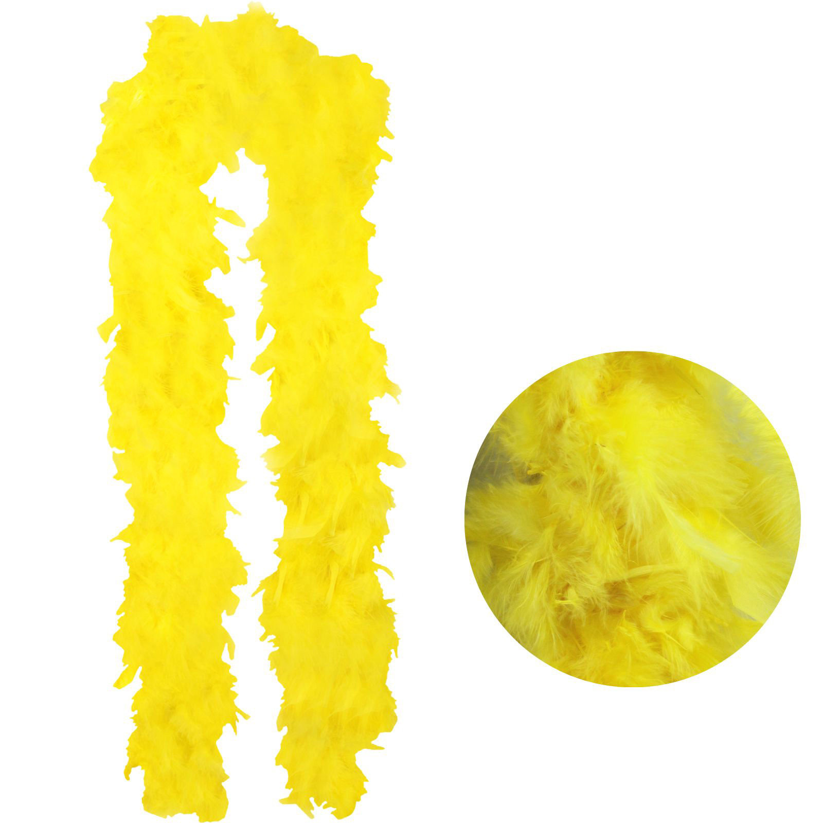 Yellow Feather Boa