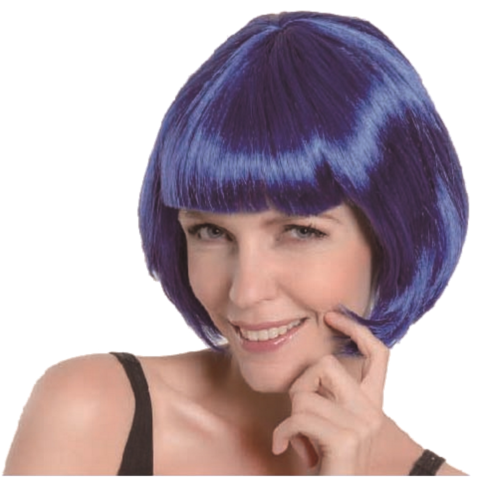 Adult Blue Bob Wig