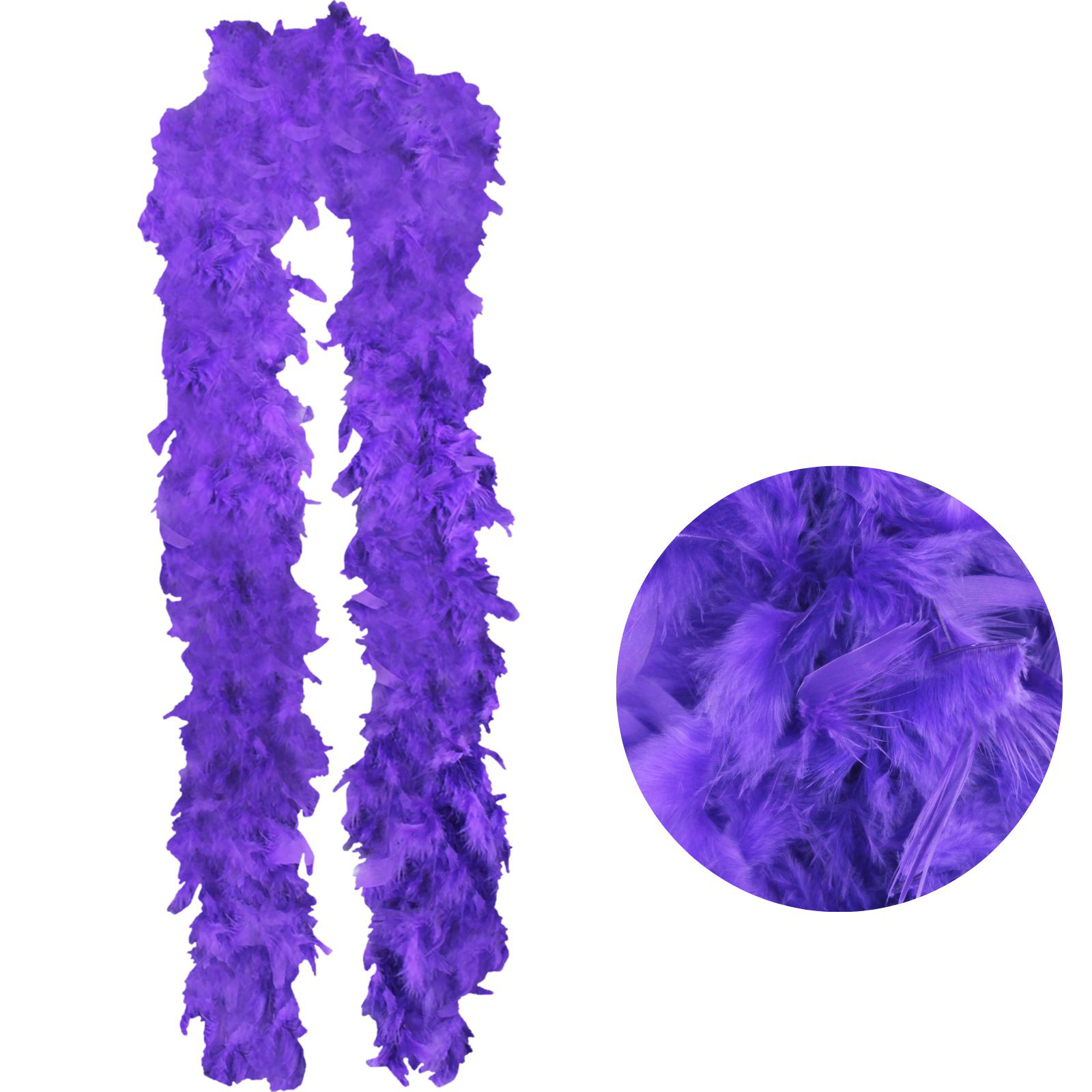 Purple Feather Boa