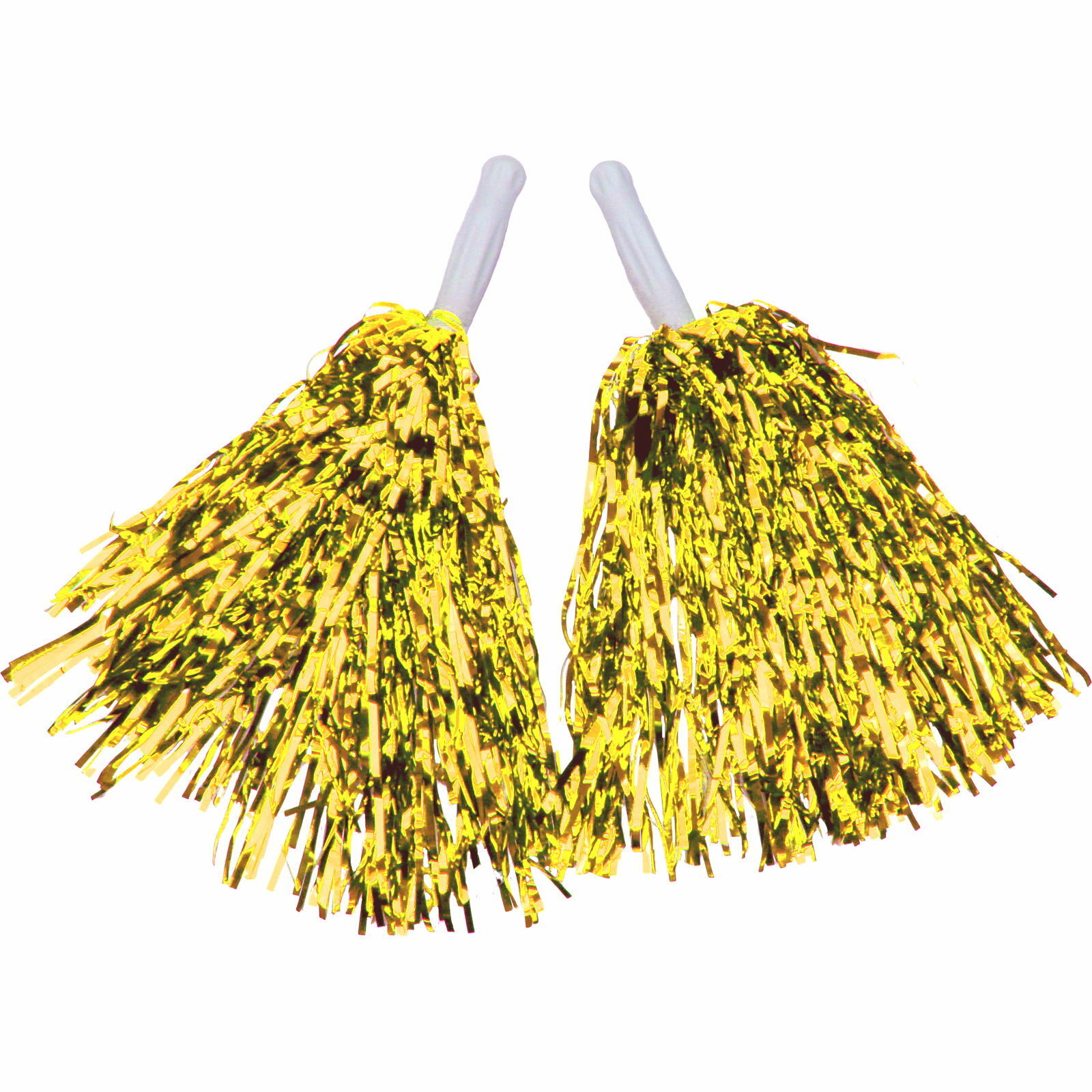 Metallic Gold Foil Pom Poms (Set of 2)