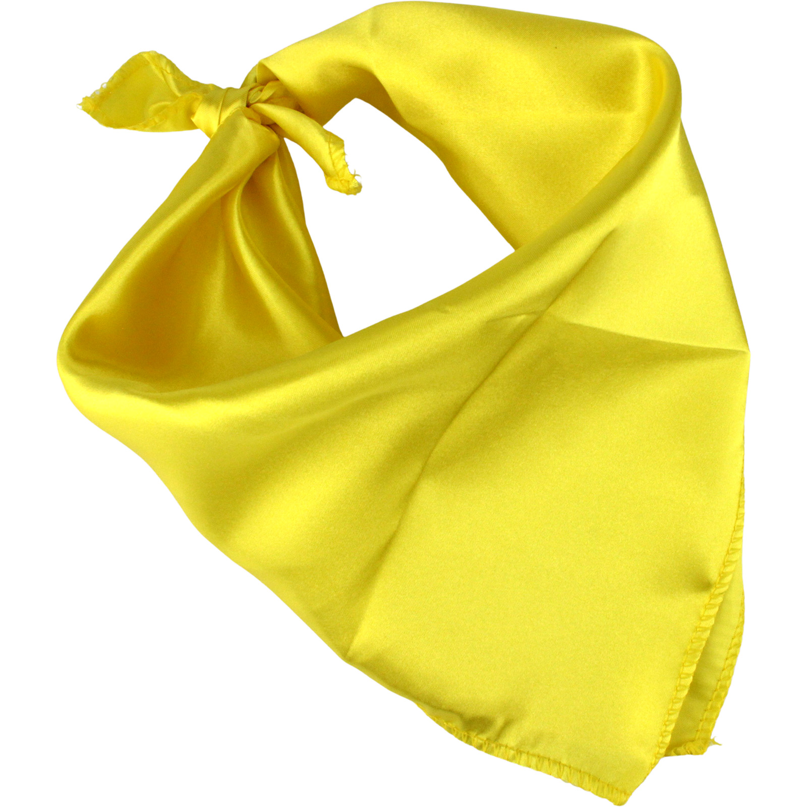Yellow Satin Bandana