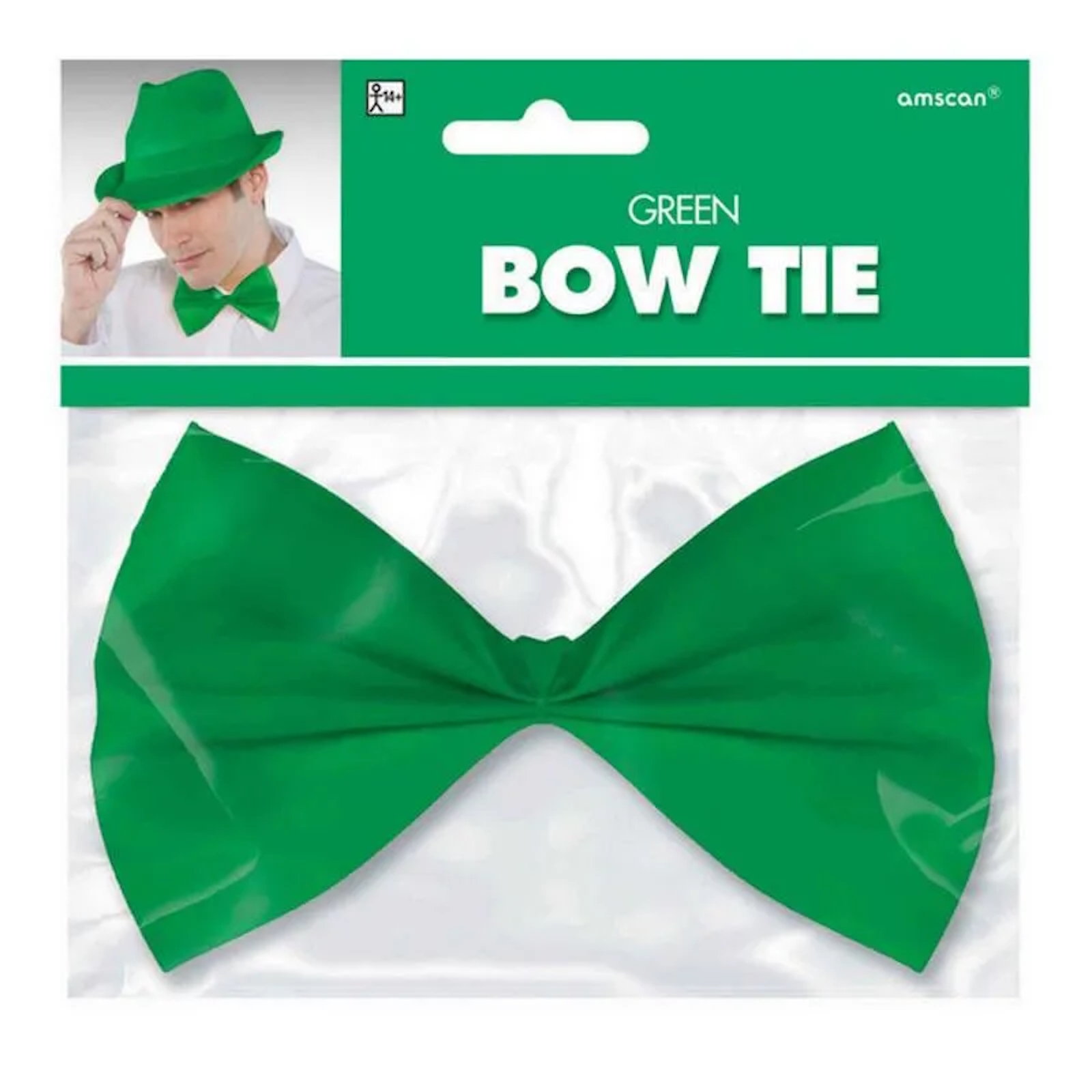 Green Bow Tie Adult Costume Accessory