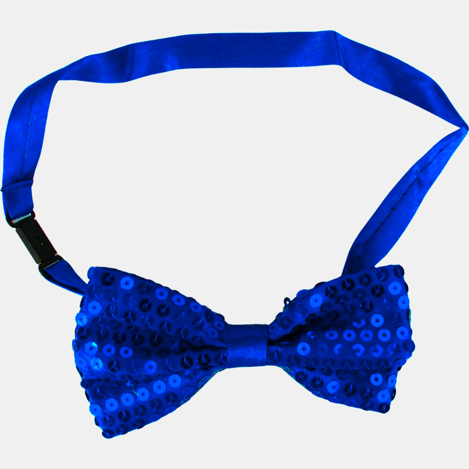 Blue Sequin Bow Tie