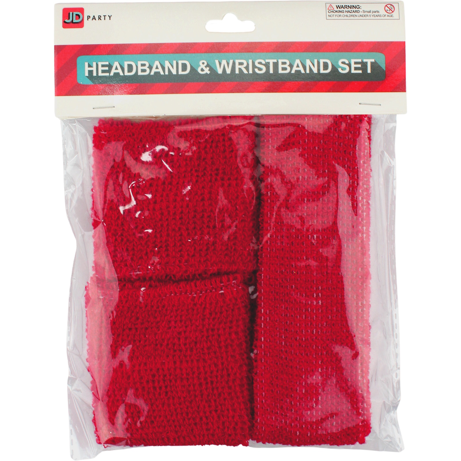 Red Sweatband Set