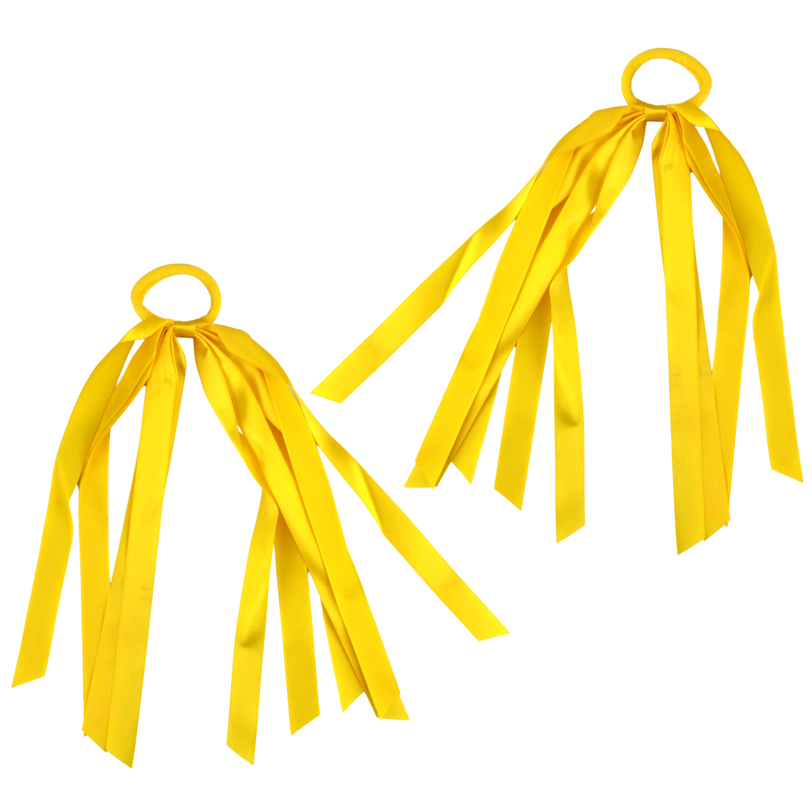 Yellow Ribbon Hair Ties (Pack of 2)