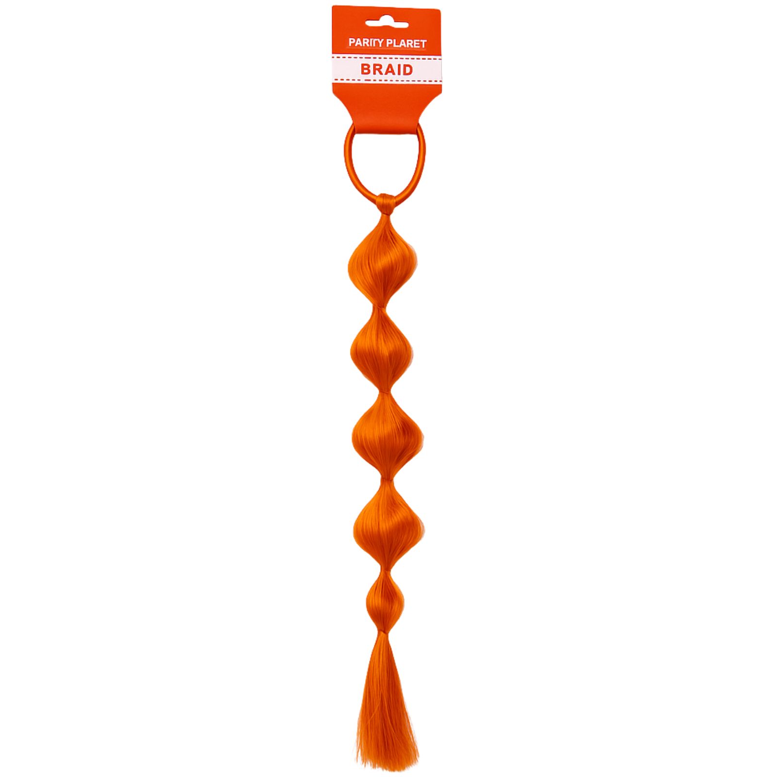 Orange Bubble Braid Hair Extension