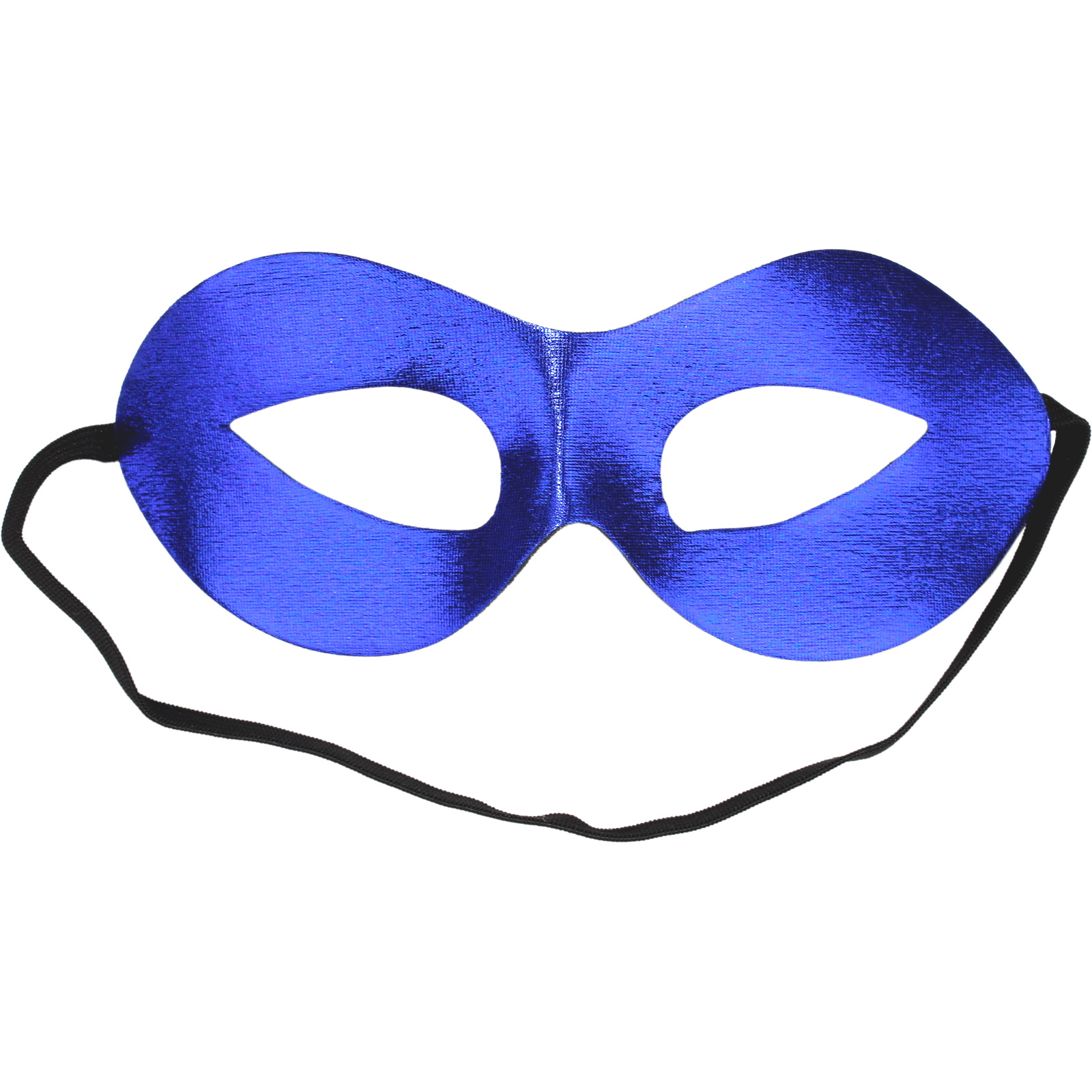 Metallic Blue Superhero Mask