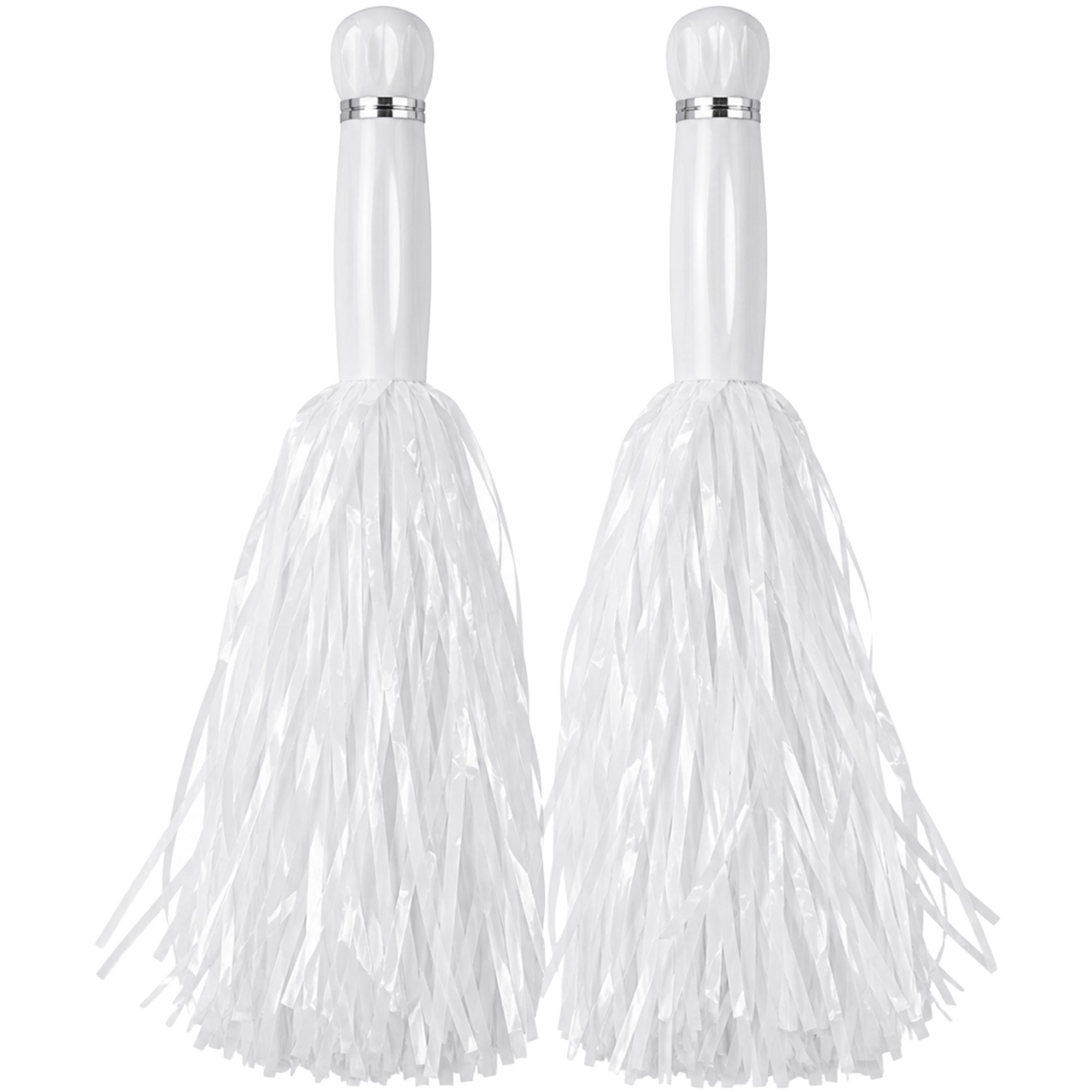 White Pom Poms (Set of 2)
