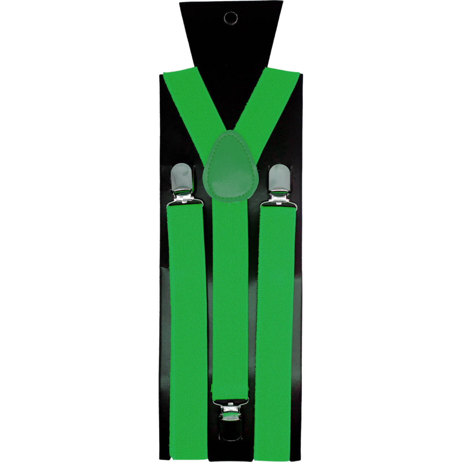 Bright Green Suspender Braces