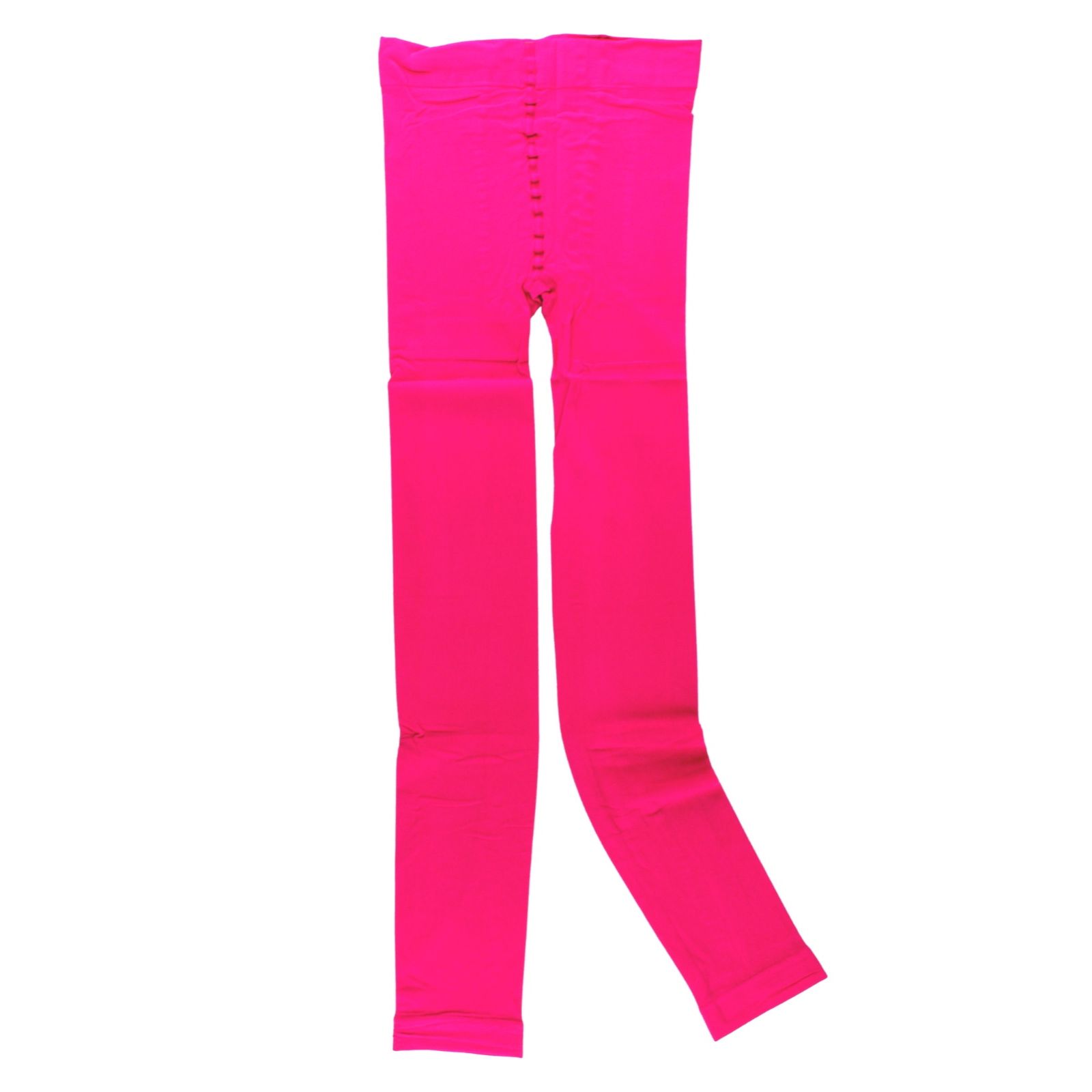 Neon Pink Footless Tights 