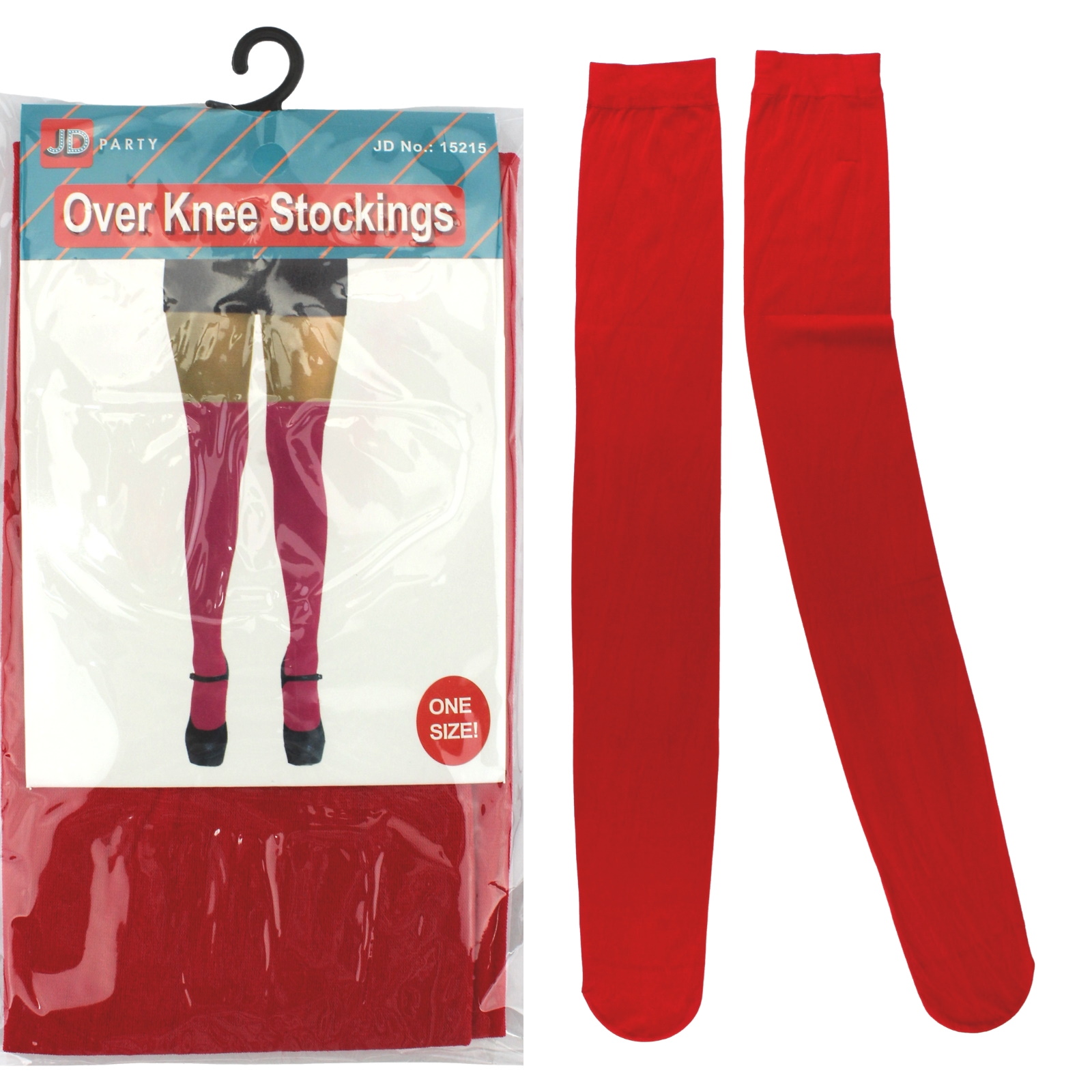 Over The Knee Red Stockings 