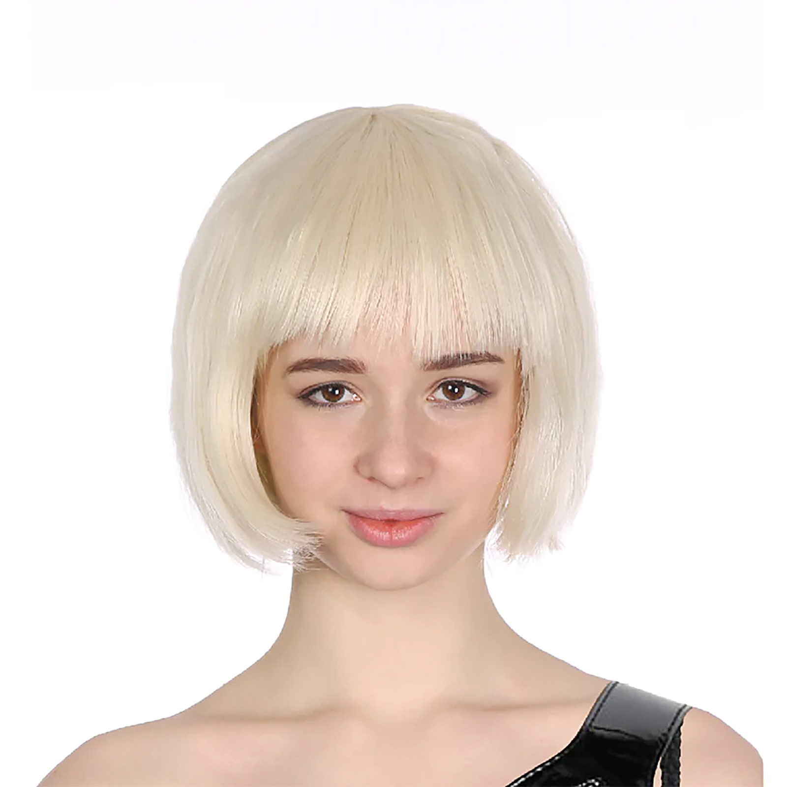 Blonde Bob Wig With Fringe