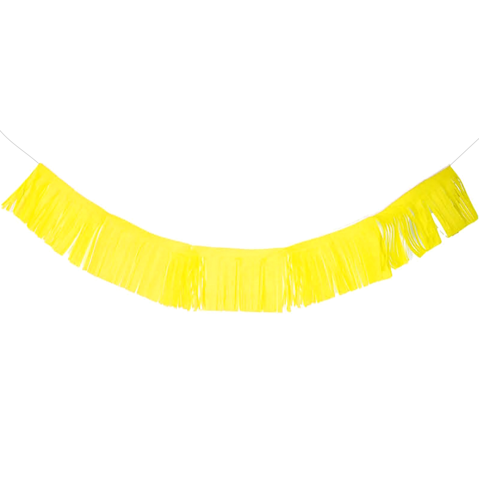 Yellow Paper Fringe Banner
