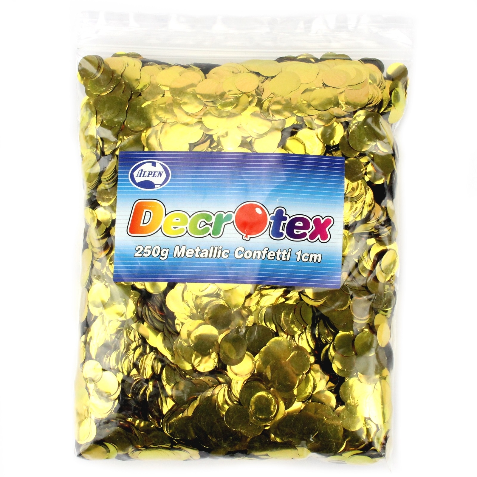 Bulk Gold Metallic Confetti 1cm (250g)